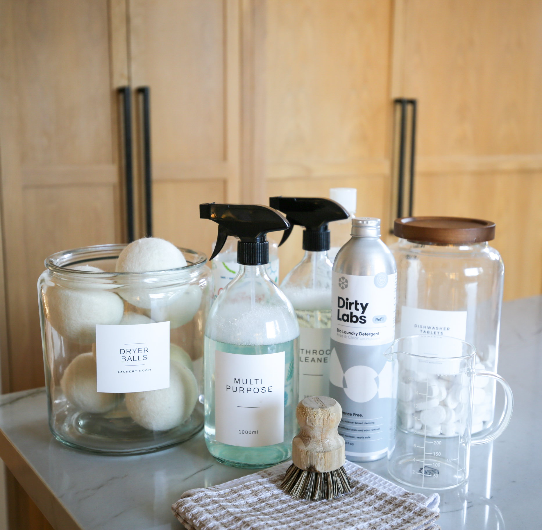 Non-toxic cleaning supplies