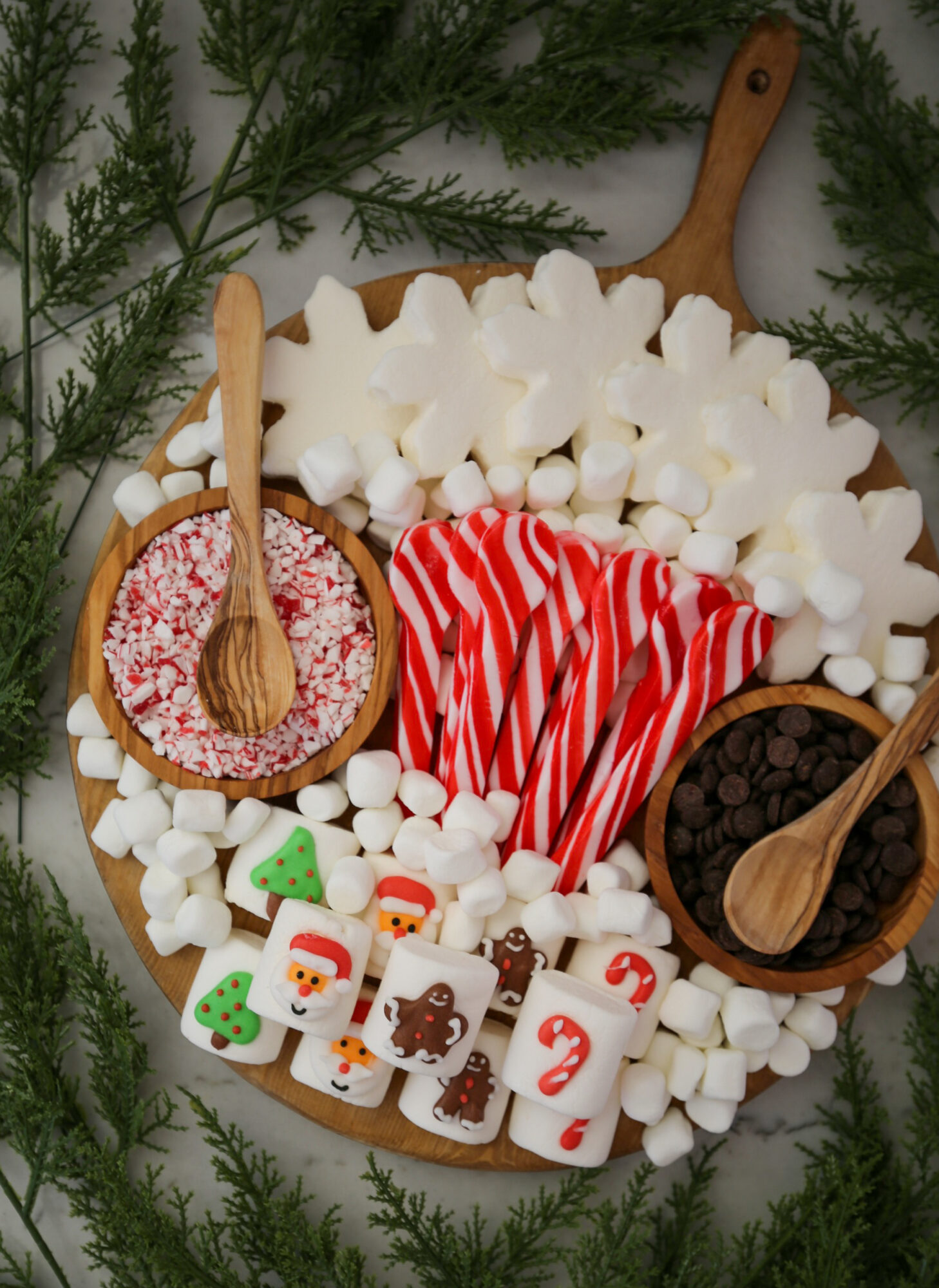 hot coca charcuterie board