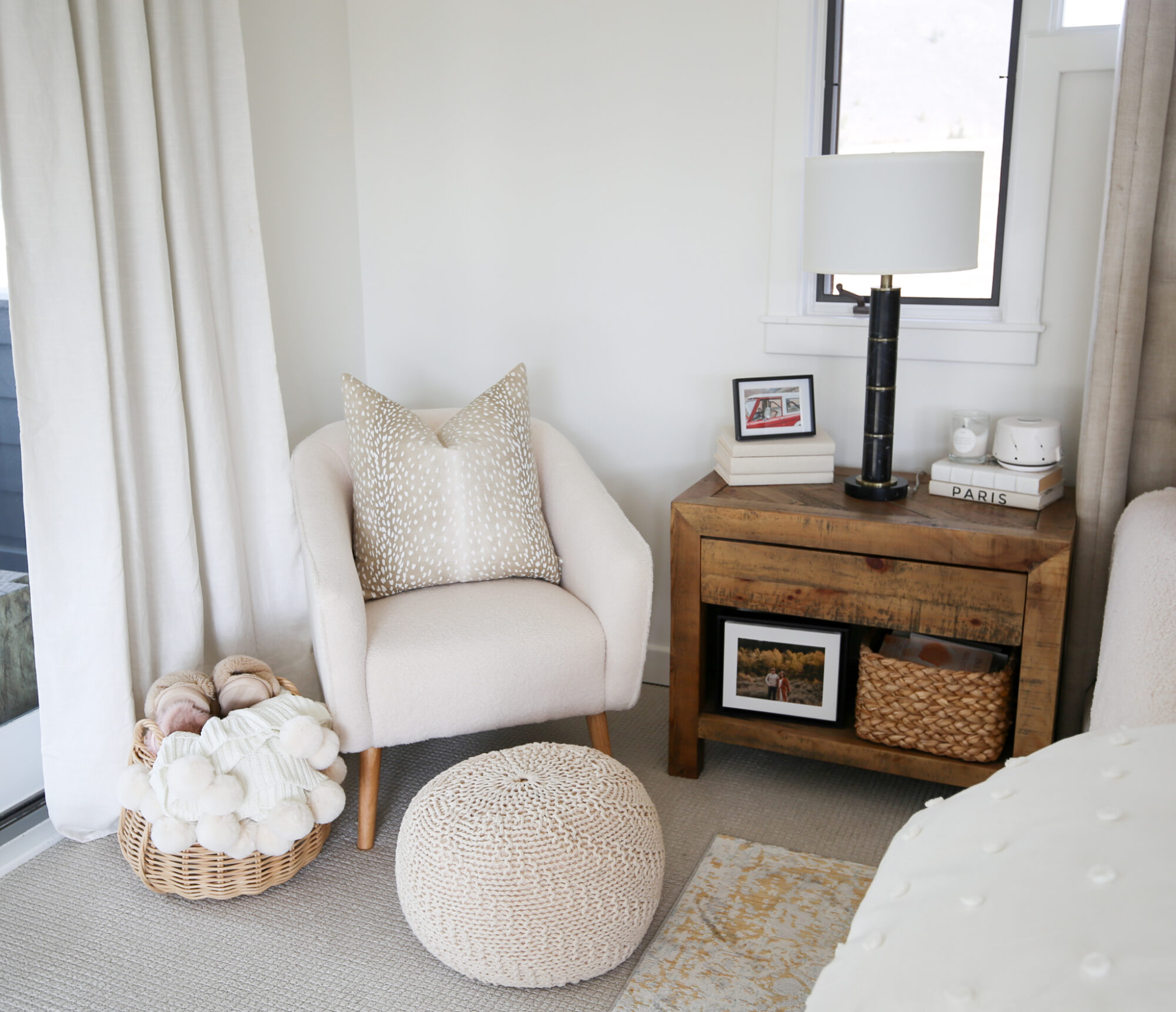 winter bedroom