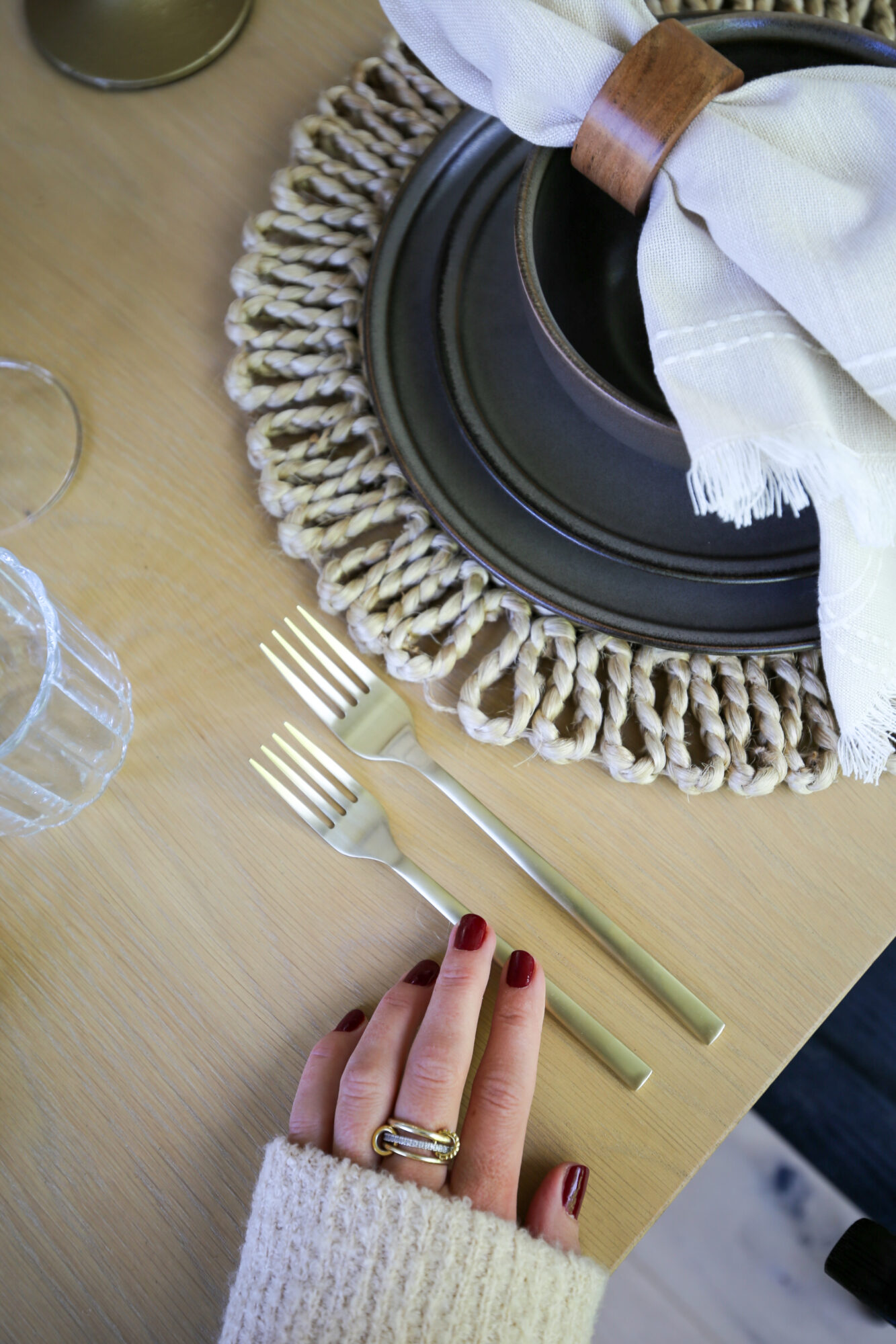 affordable fall tablescape 