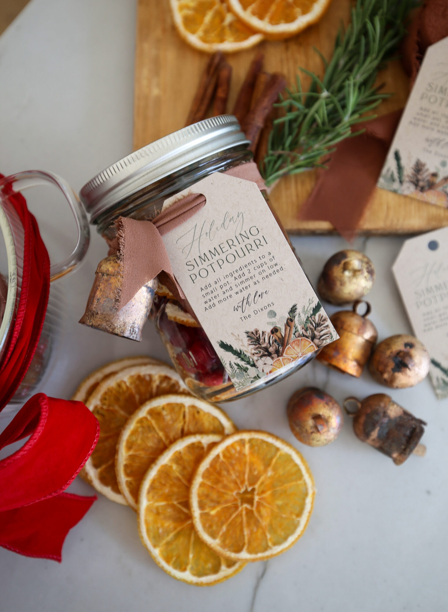 diy holiday simmer pot gift