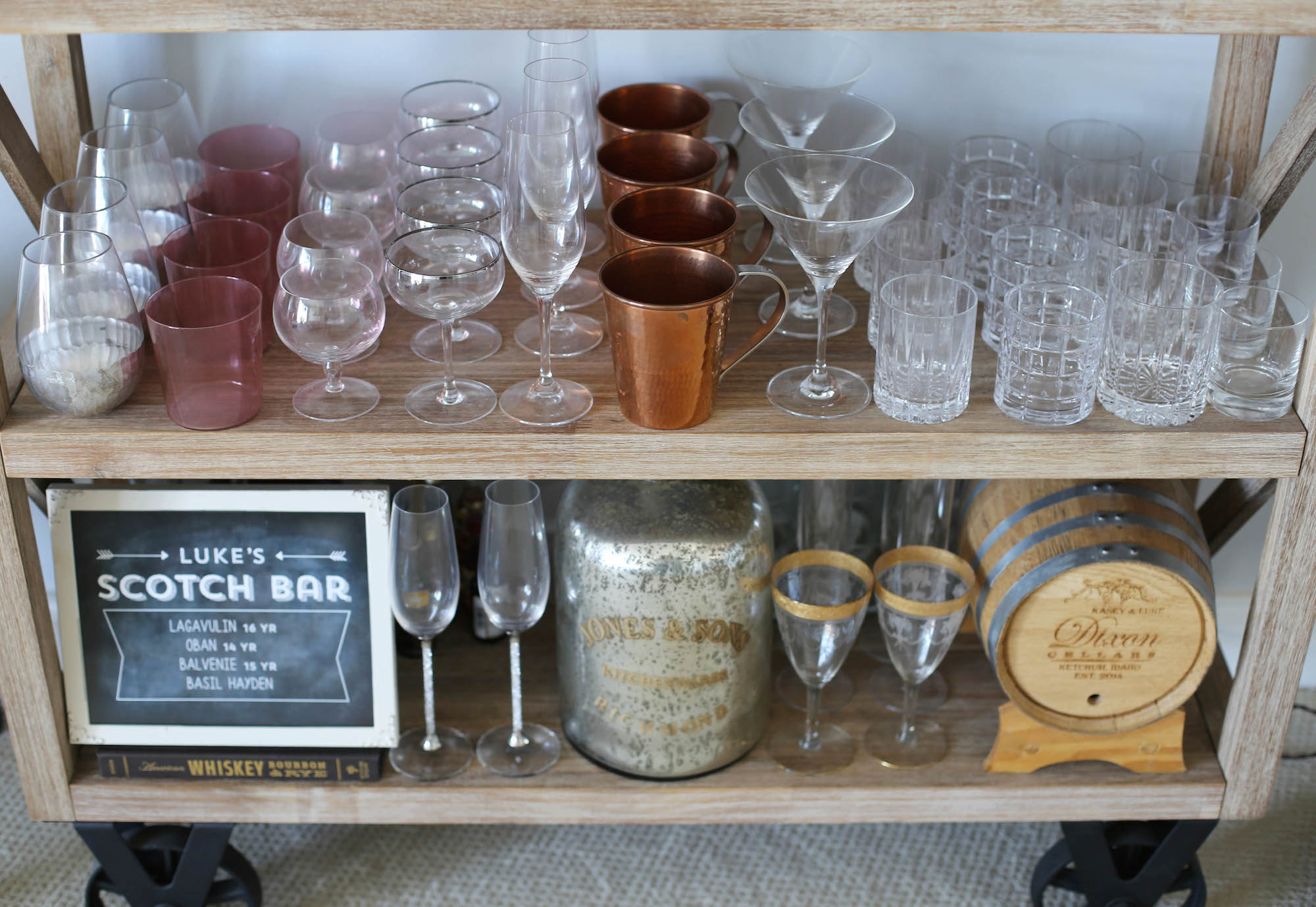 home style bar cart