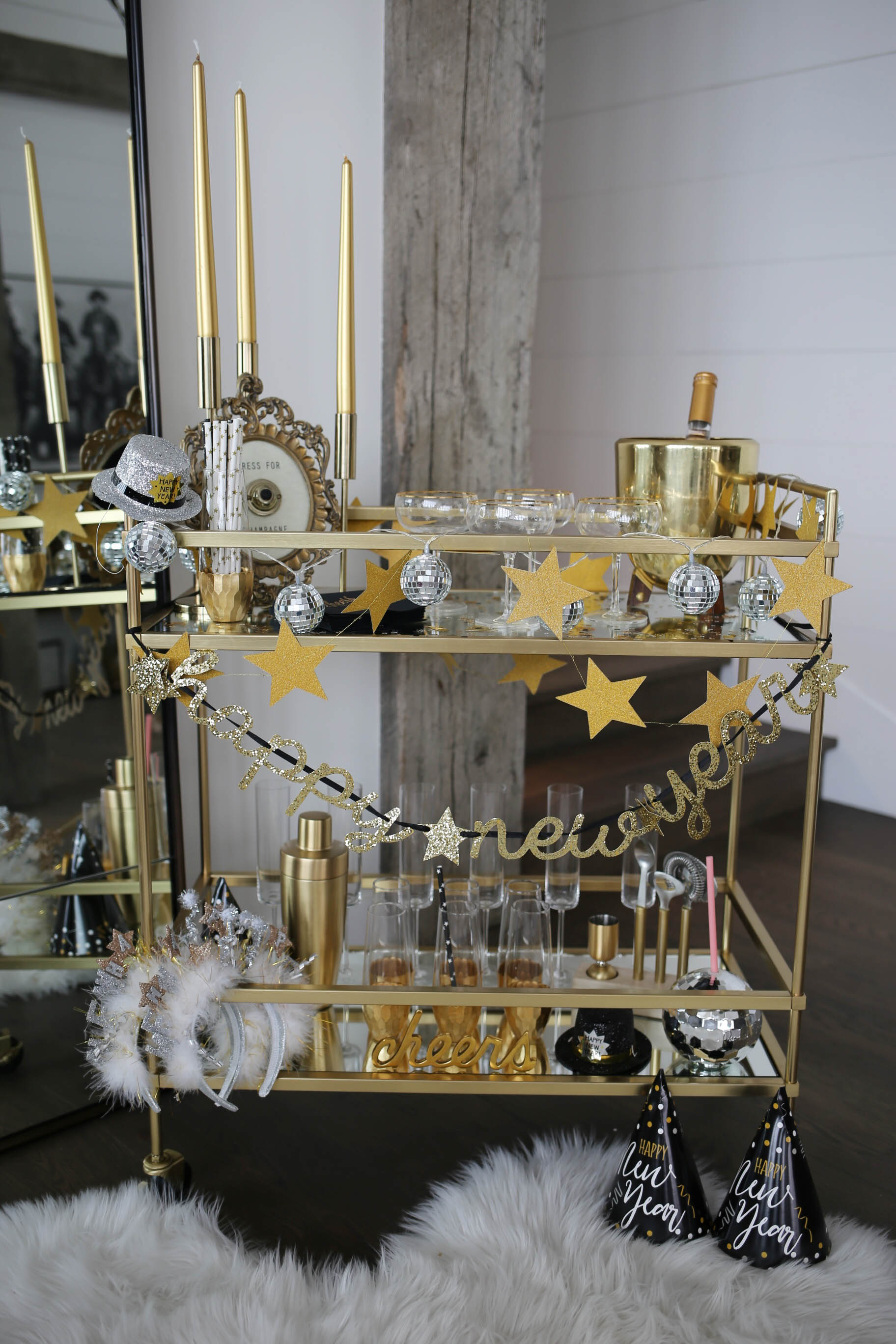NYE Bar Cart
