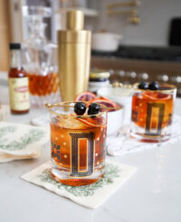 merry manhattan holiday cocktail