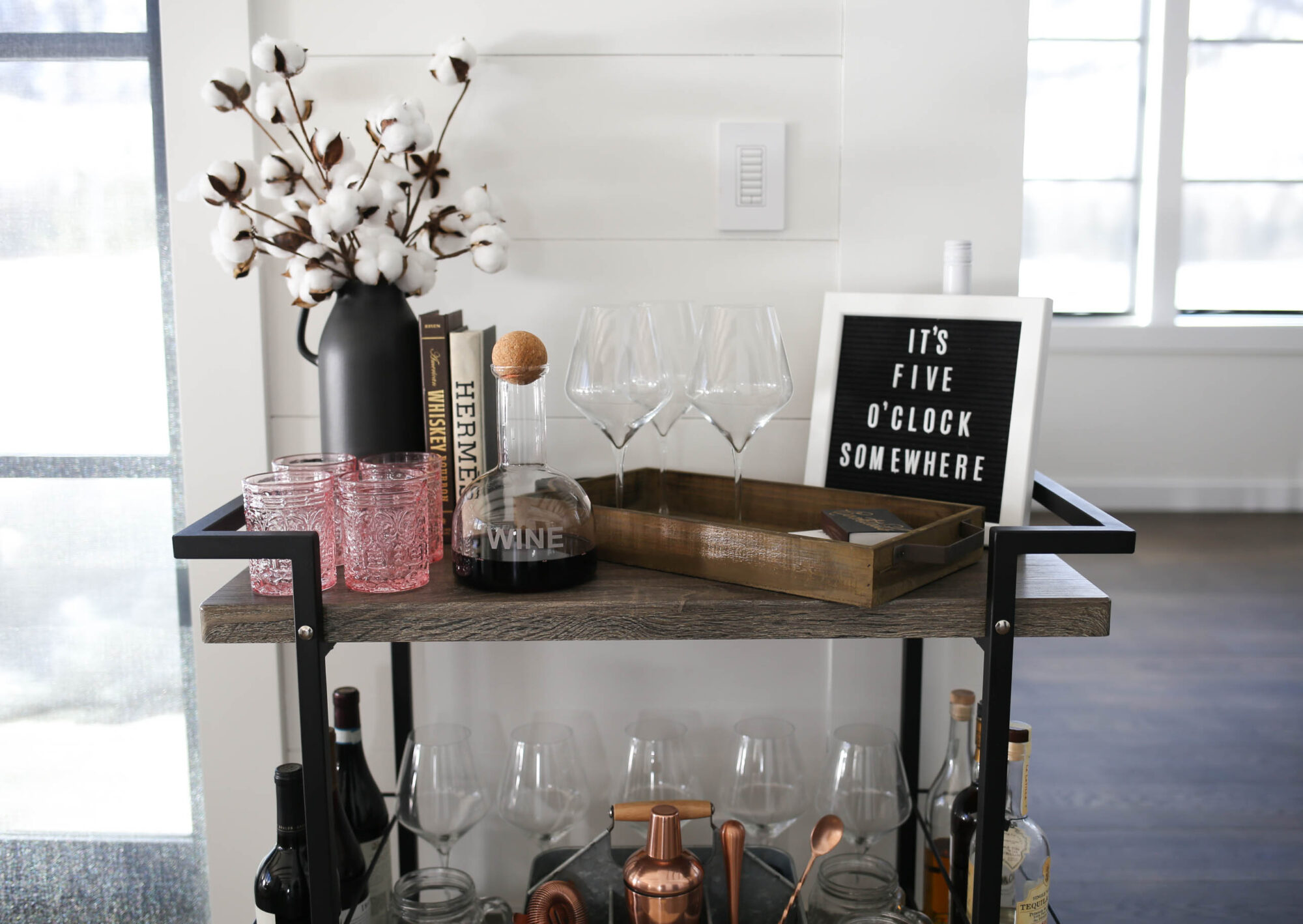 bar cart styling home depot