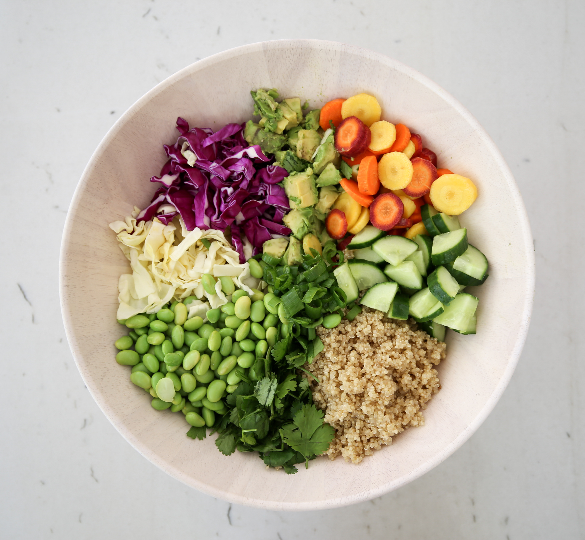 sesame ginger quinoa salad