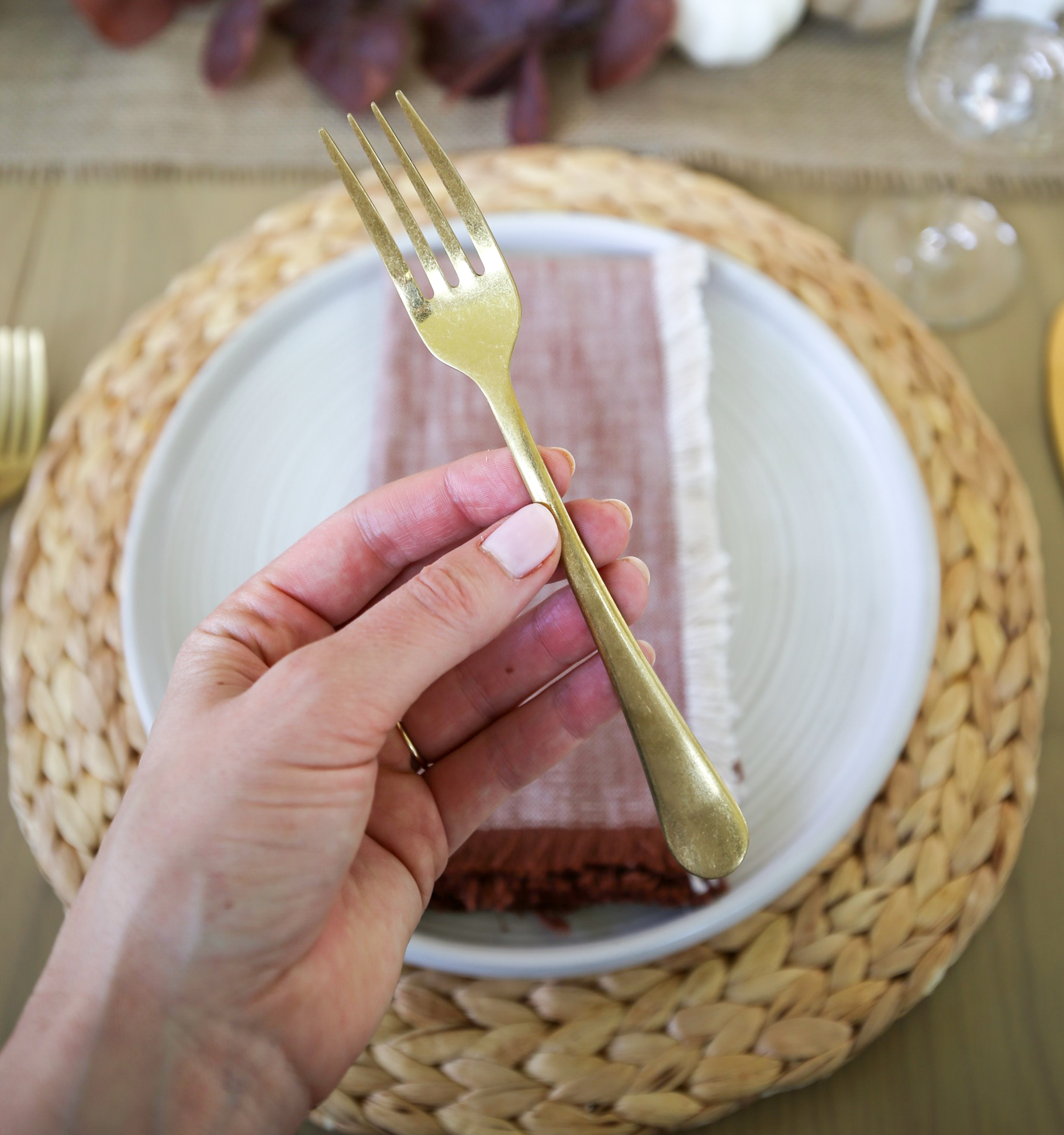 fall tablescape