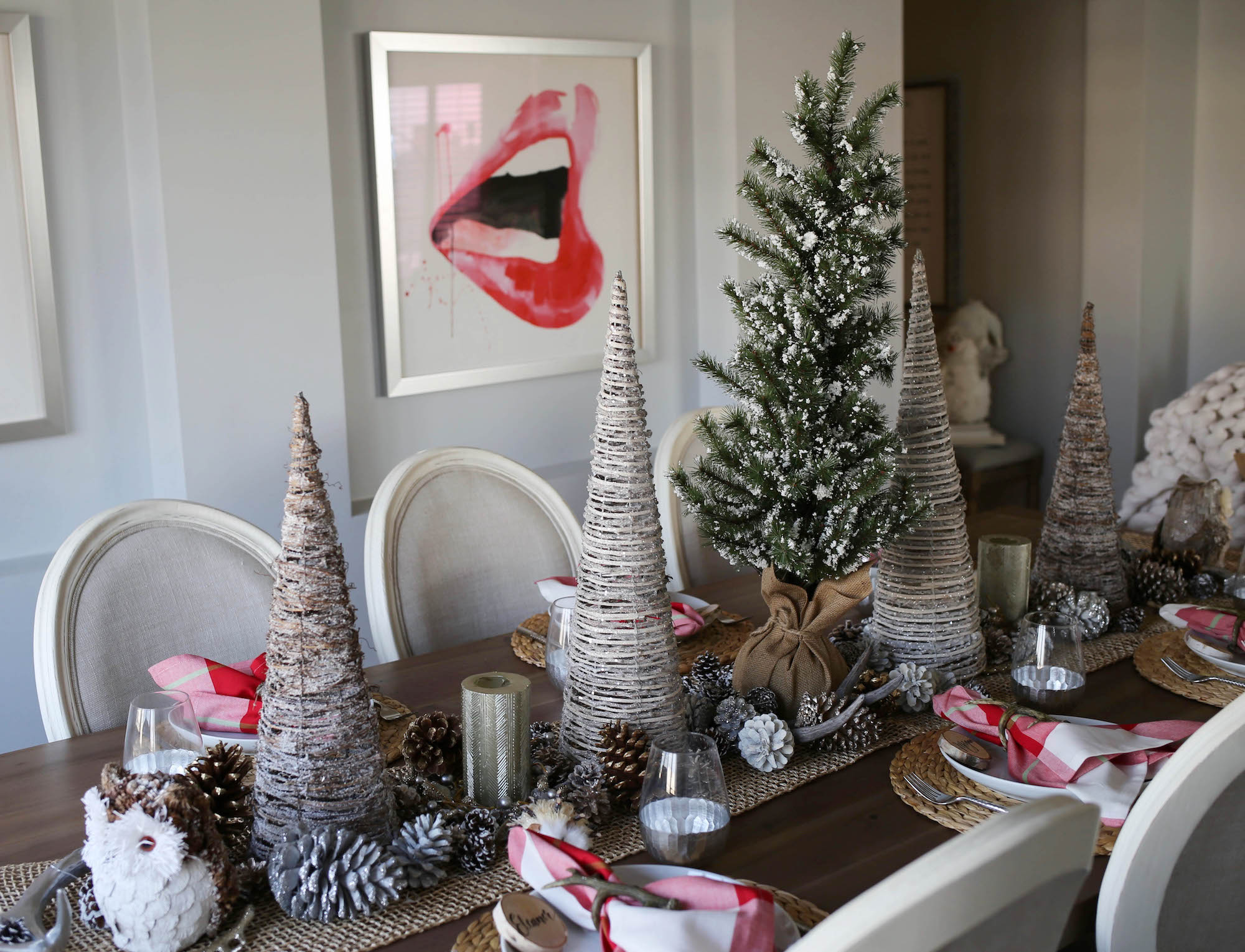 holiday tablescape