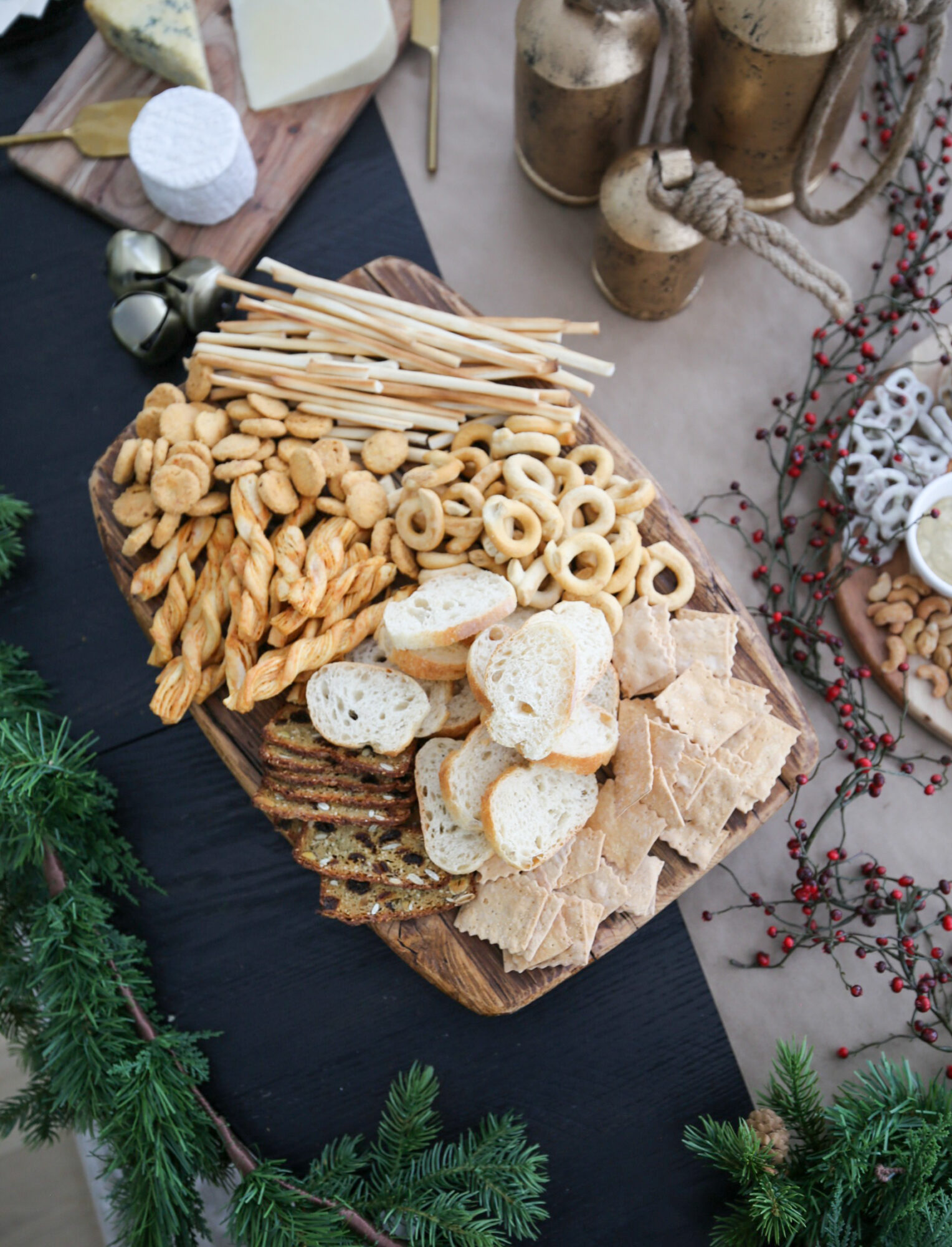 christmas holiday grazing table
