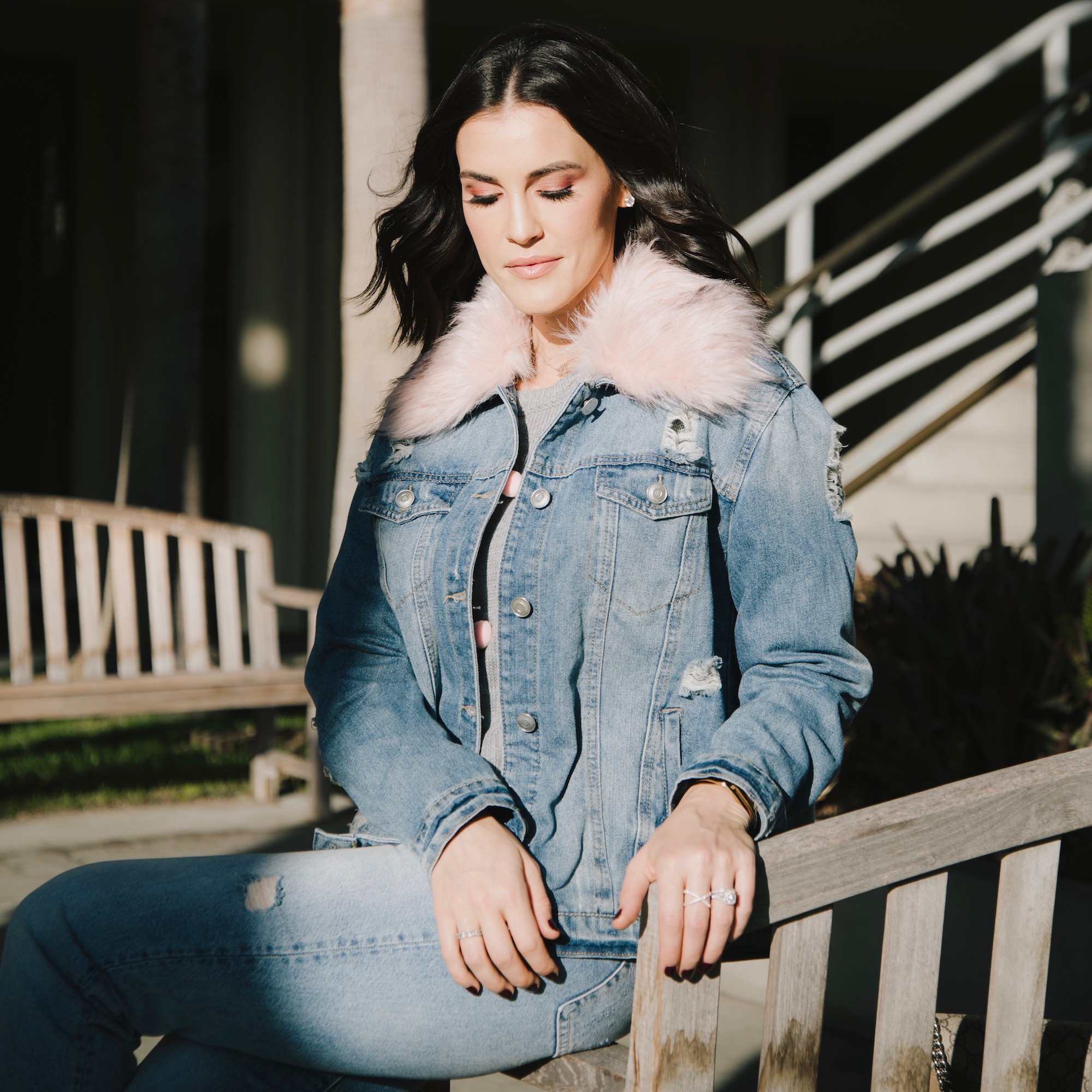 blush and blue jean baby