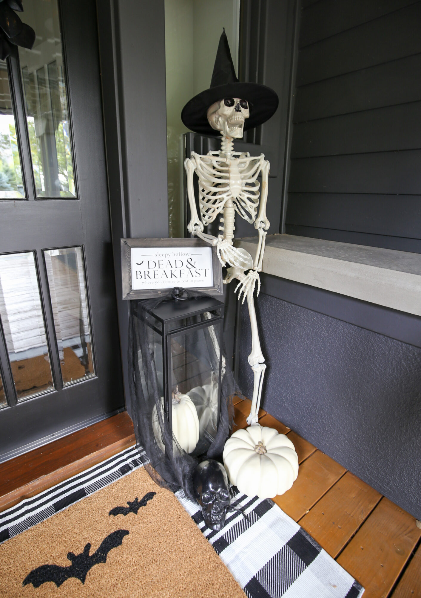 halloween front porch