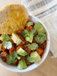 gf beef & vegetable chili