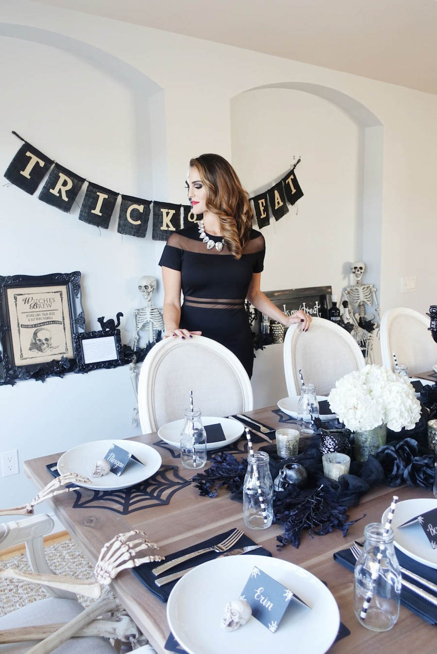 halloween dinner party