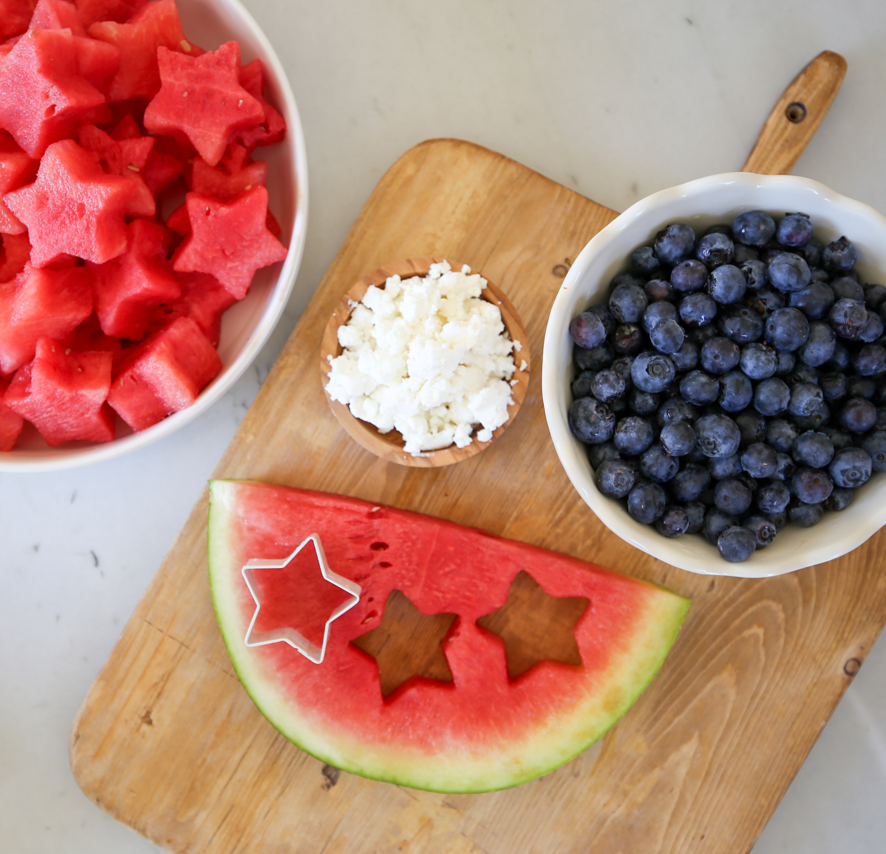 watermelon star salad