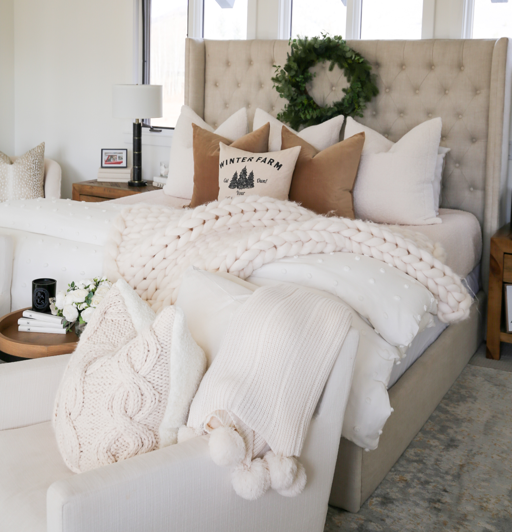 winter bedroom