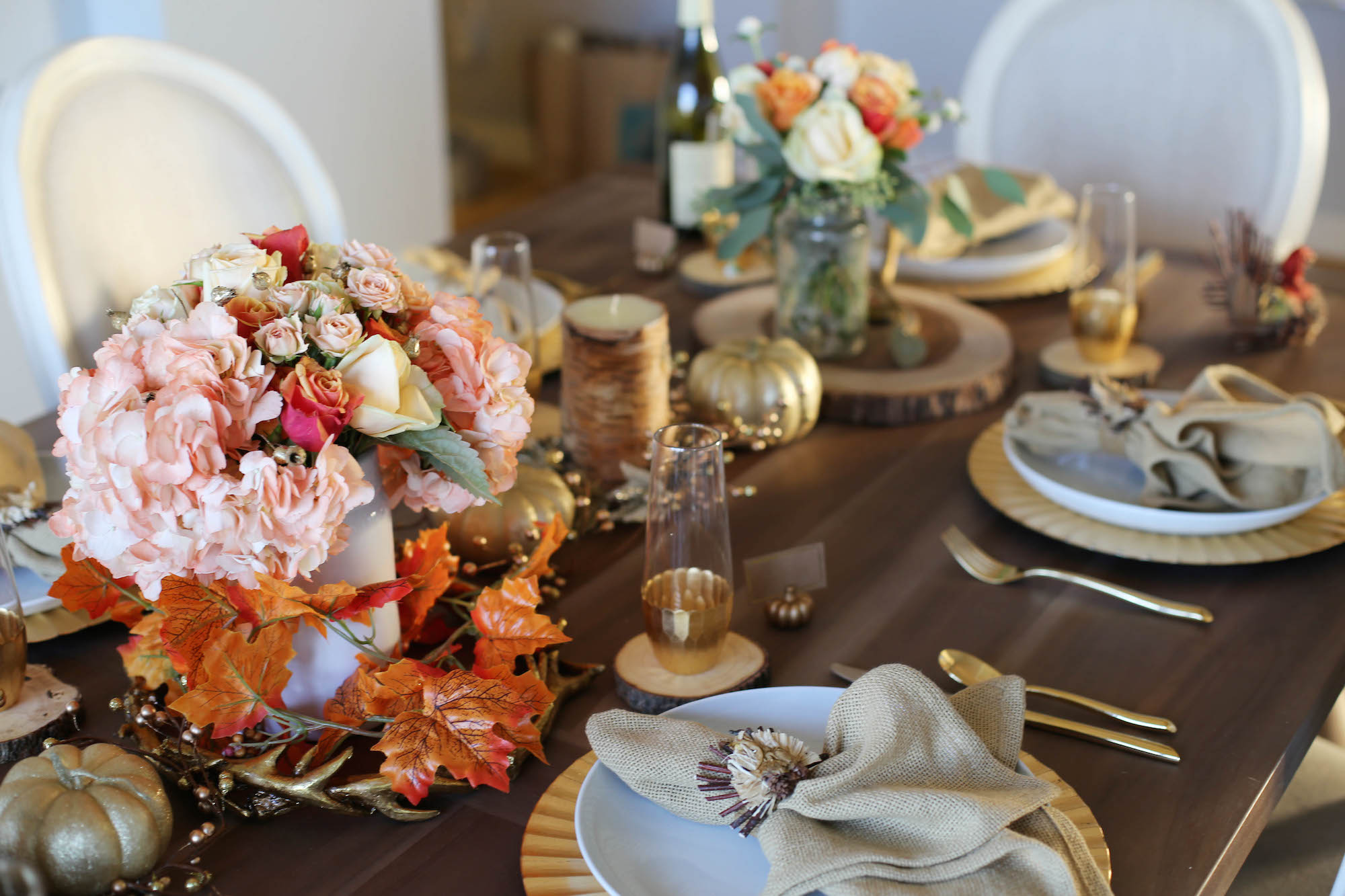 thanksgiving tablescape styled by kasey 