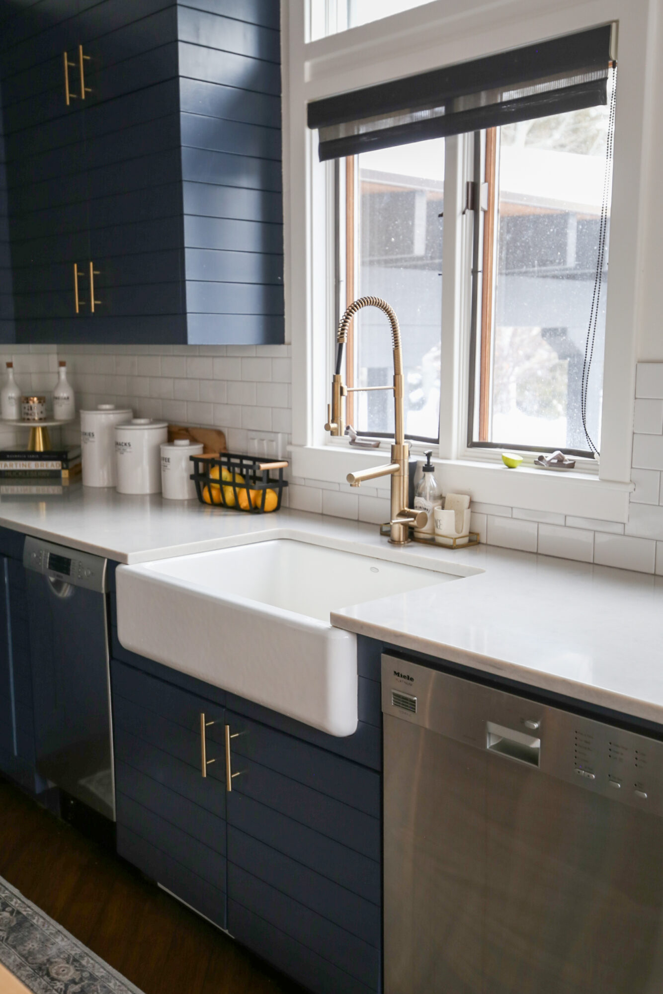 fixer upper blue kitchen