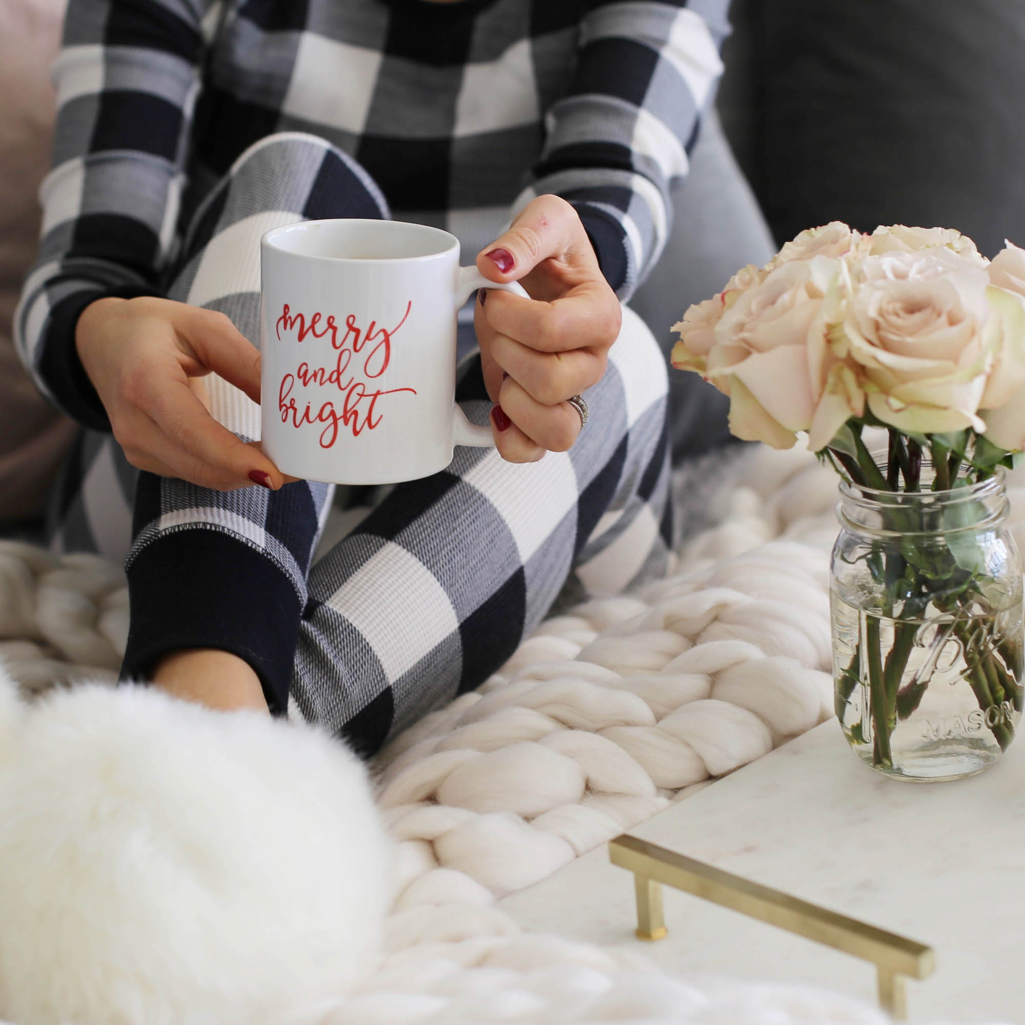 cozy holiday pjs