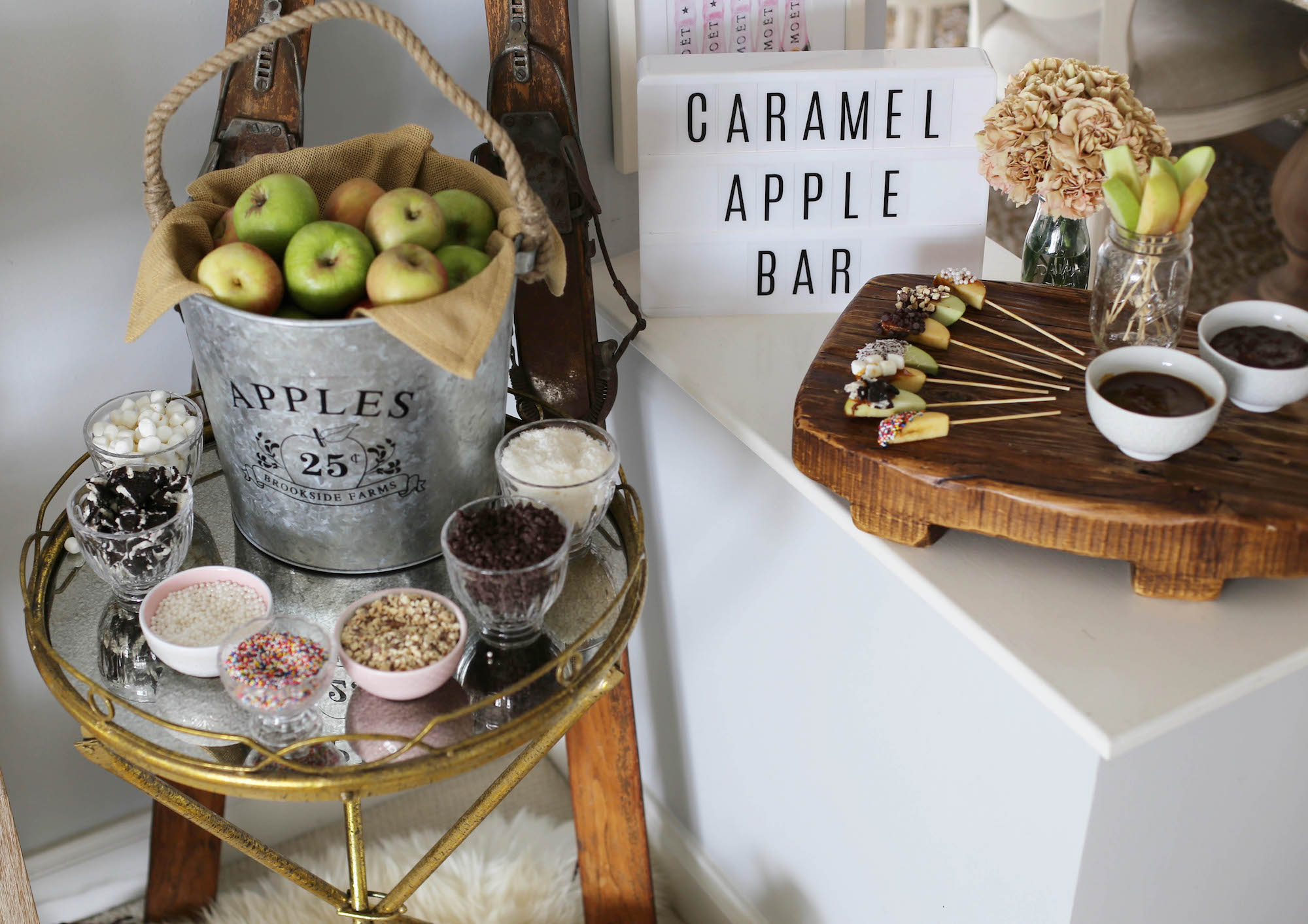 caramel apple bar