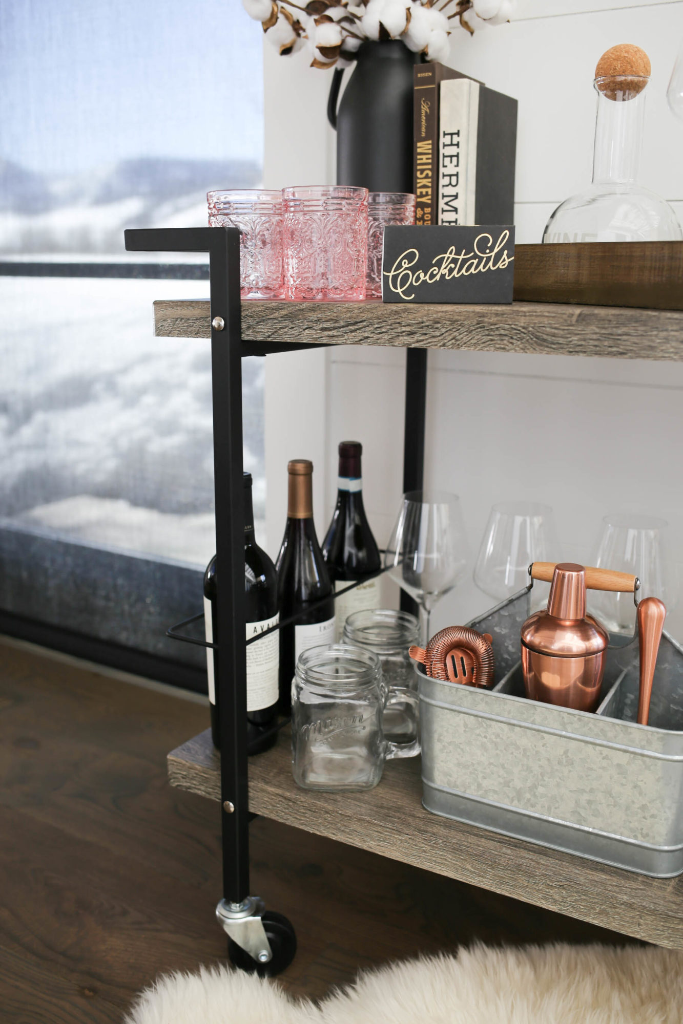 bar cart styling home depot