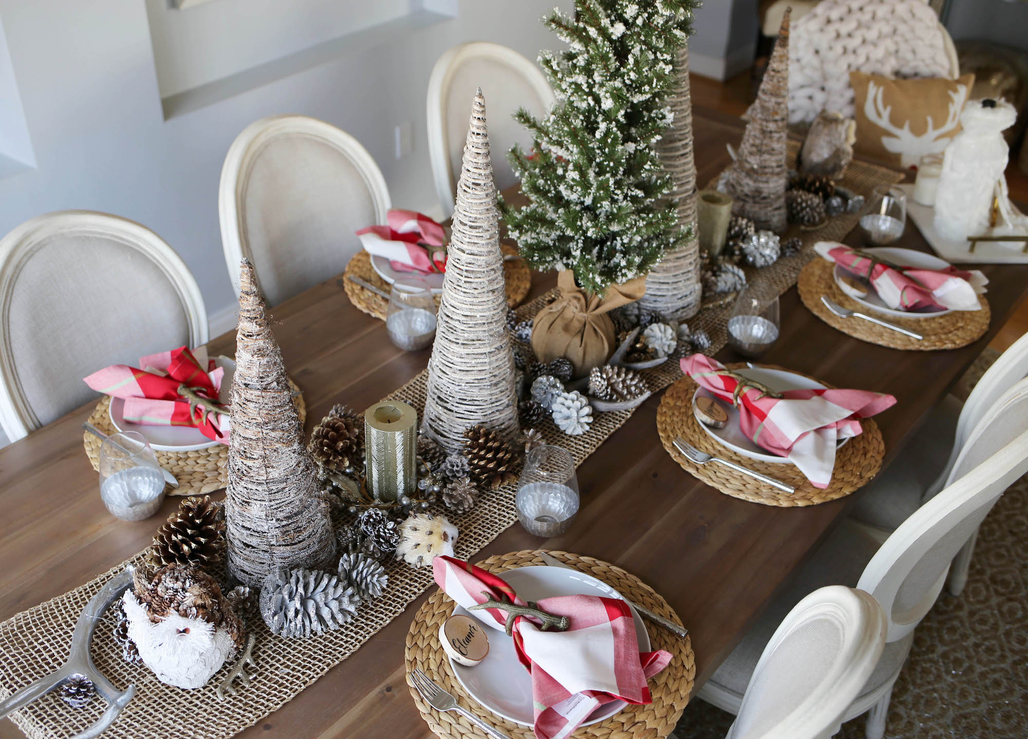 holiday tablescape