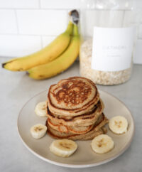 oatmeal banana pancakes
