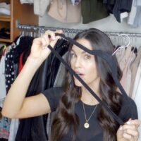 closet organization velvet hangers