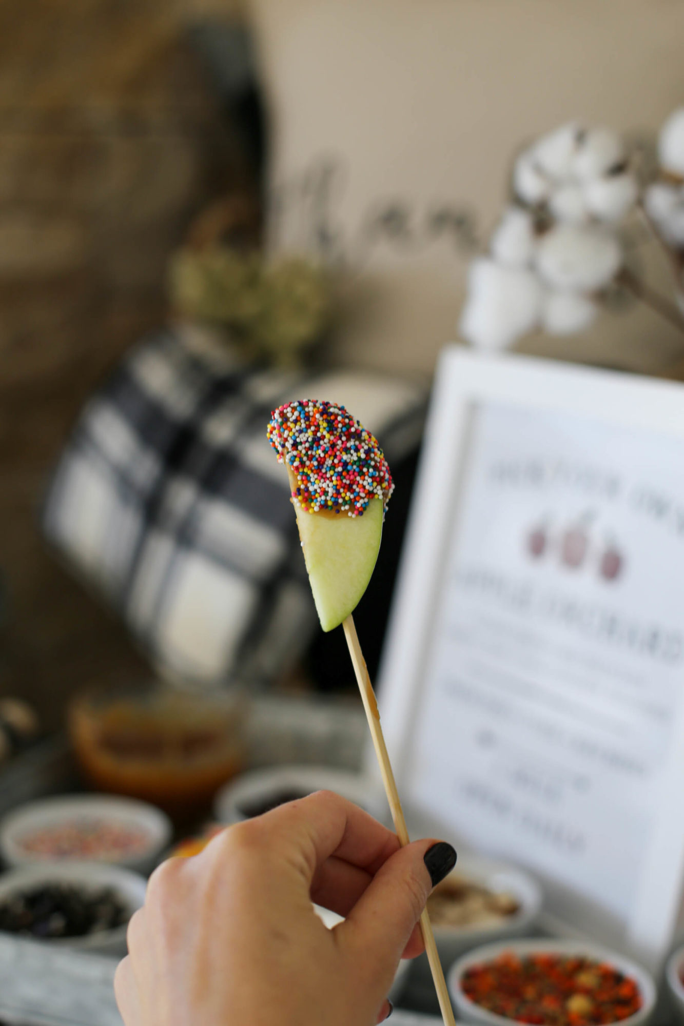 caramel apple bar
