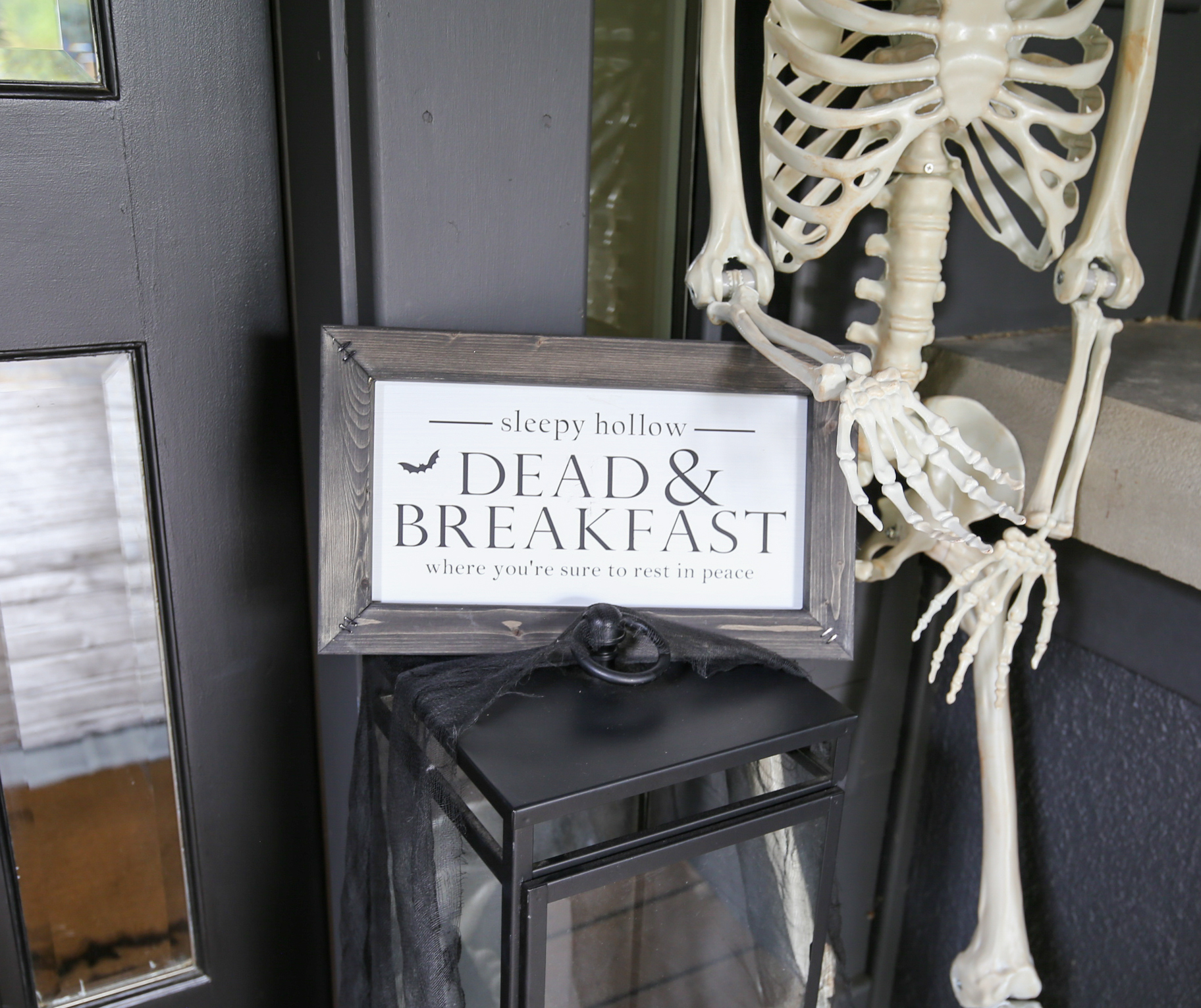 halloween front porch