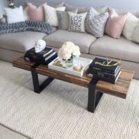 rustic chic living room