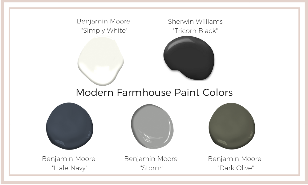 modern farmhouse paint colors