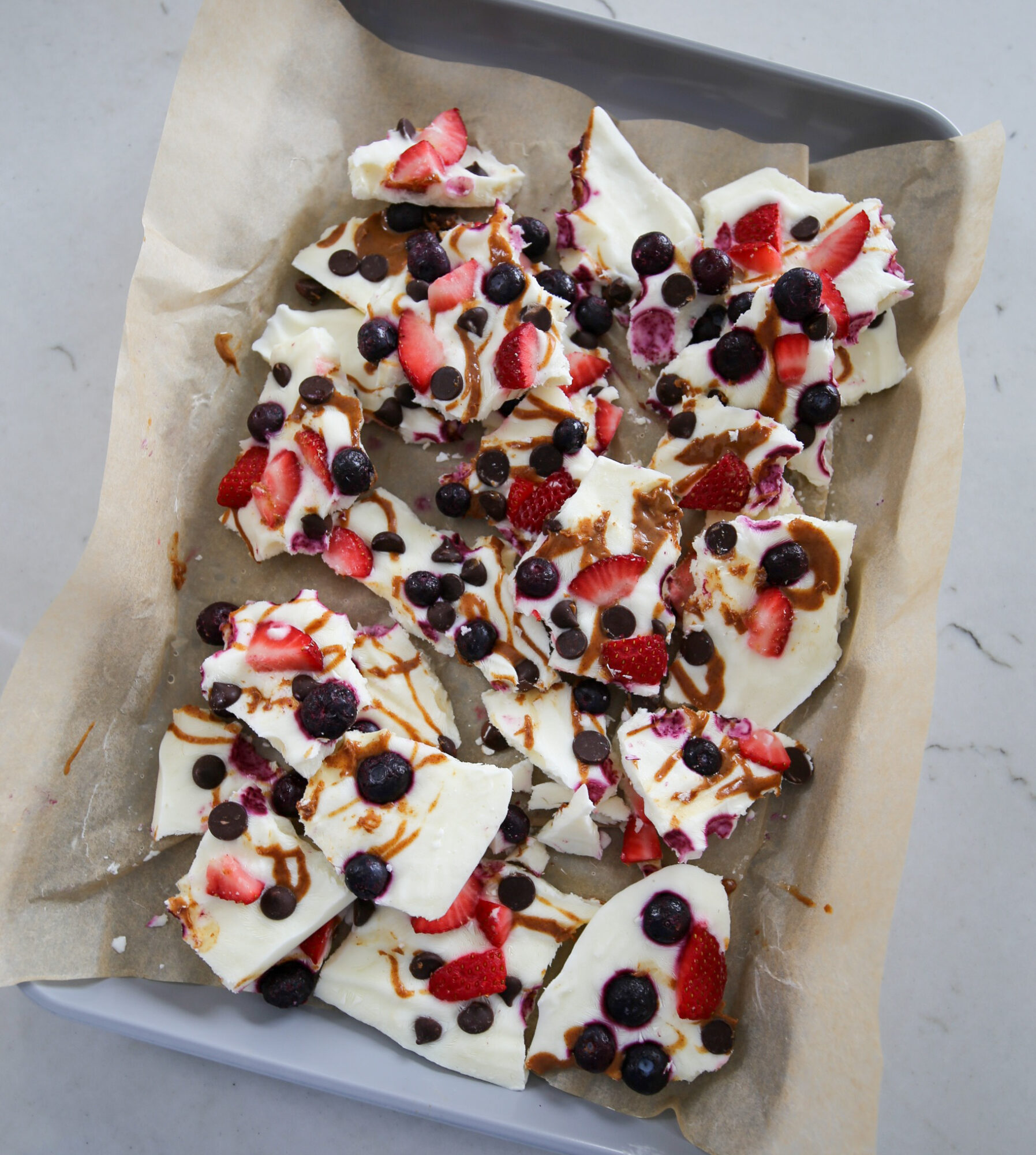greek yogurt bark