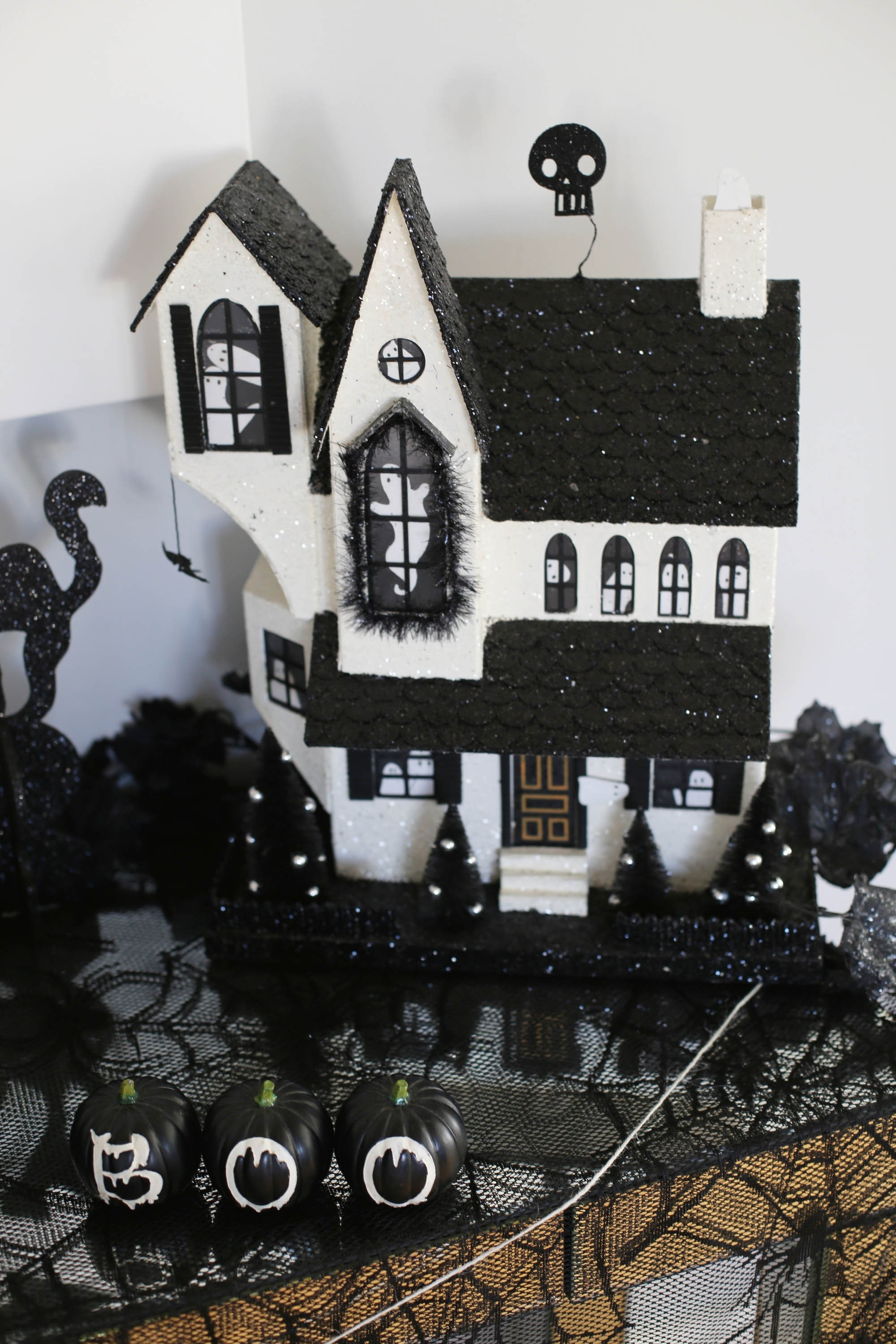 halloween decor styled by kasey