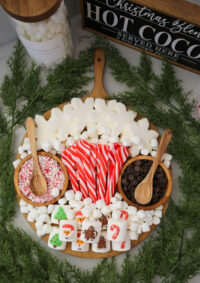 hot coca charcuterie board