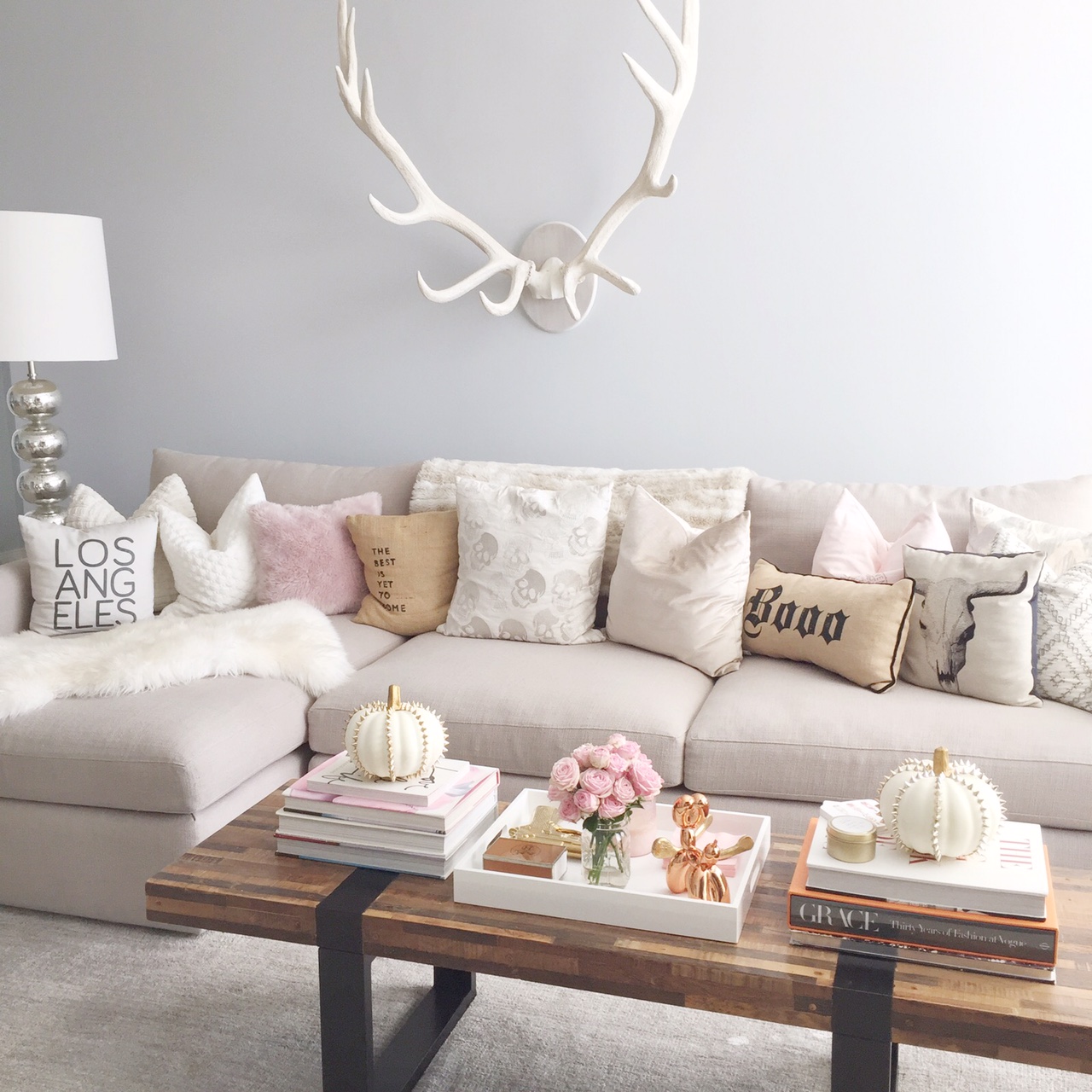antler decor rustic chic
