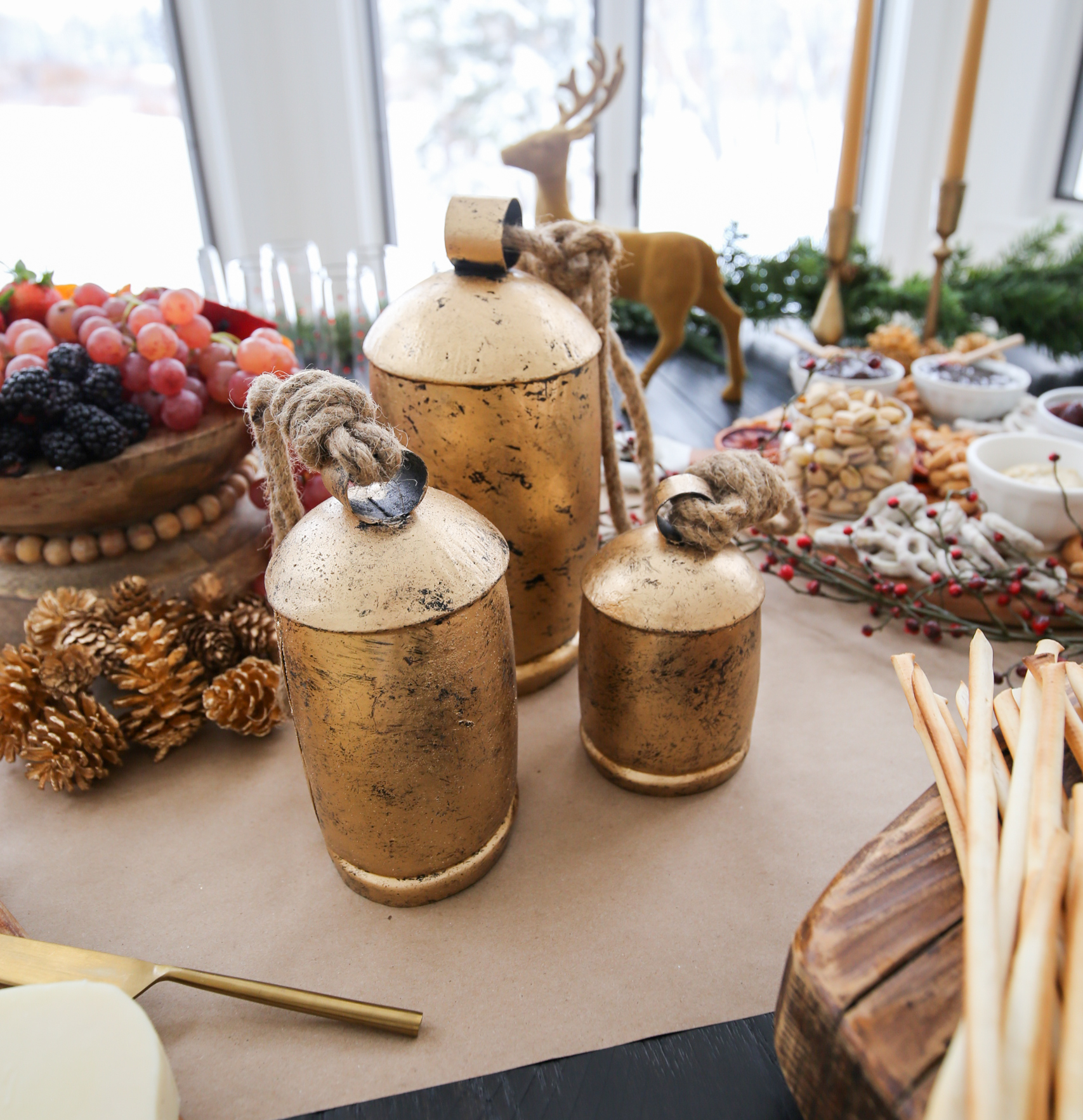 christmas holiday grazing table 