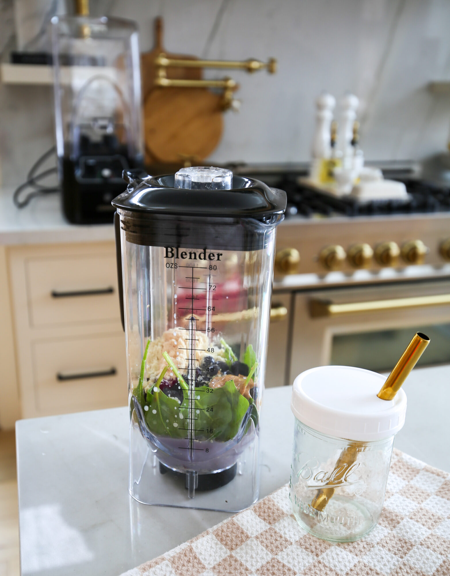 blueberry vanilla protein smoothie