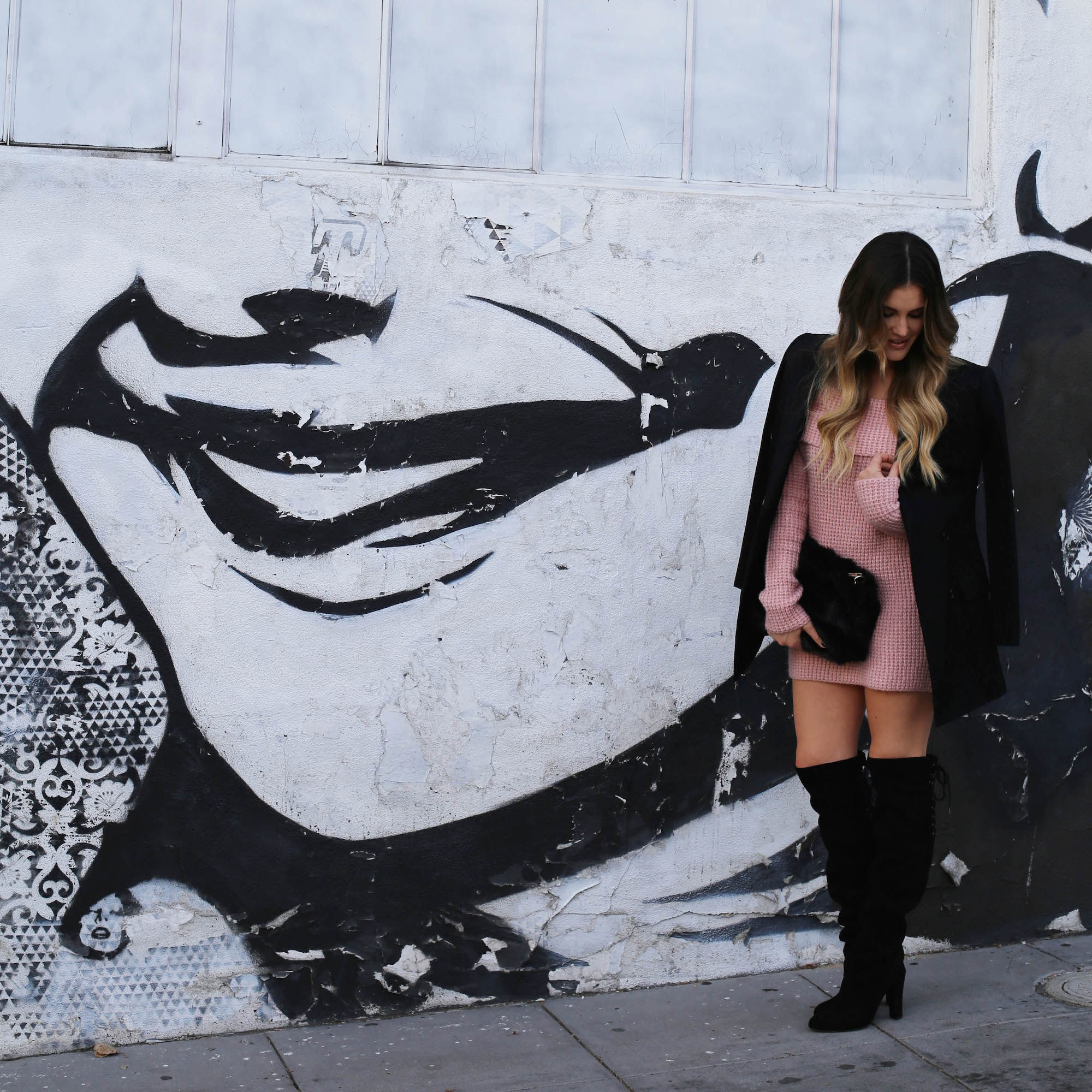 blush and black styled by kasey