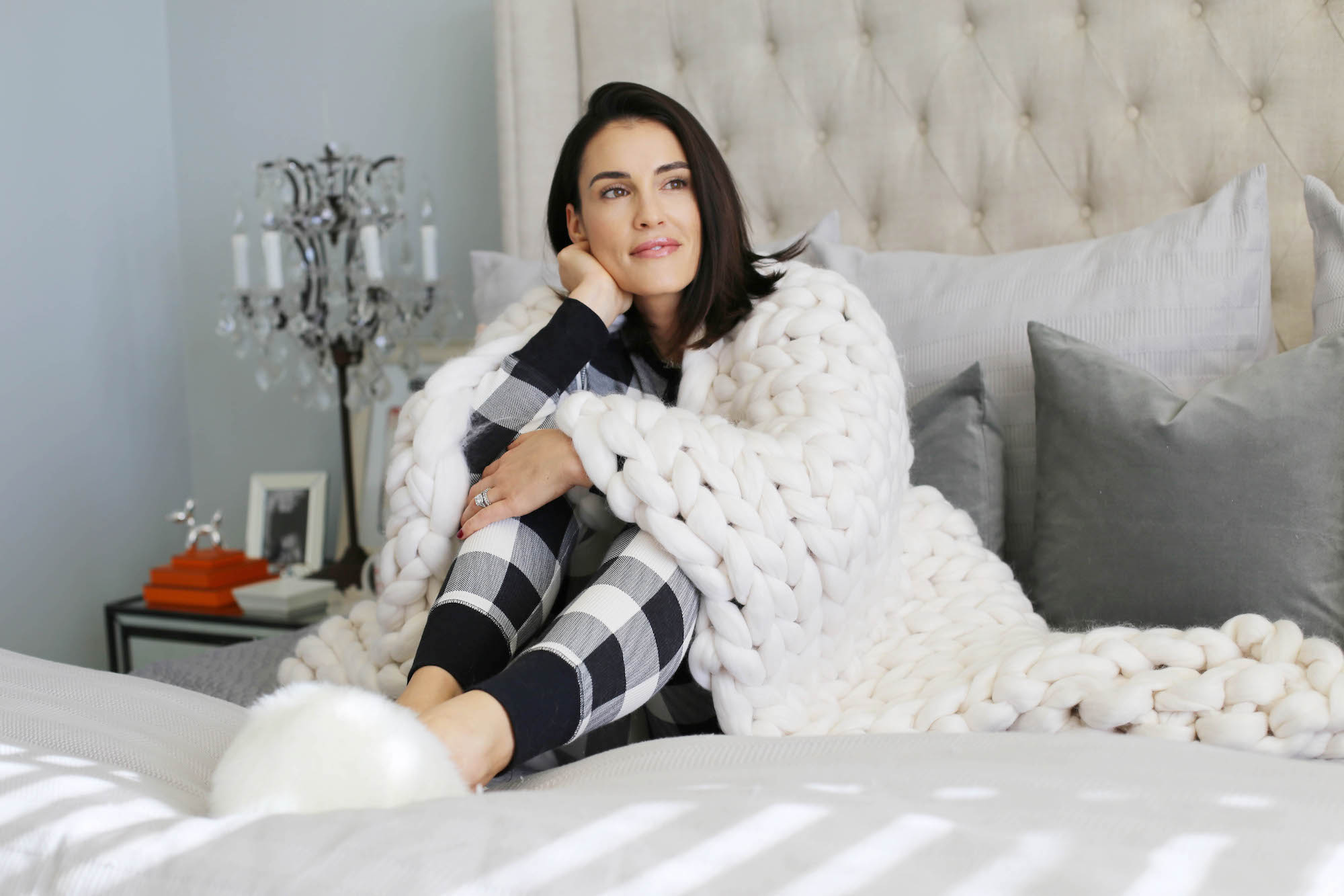 cozy holiday pjs 