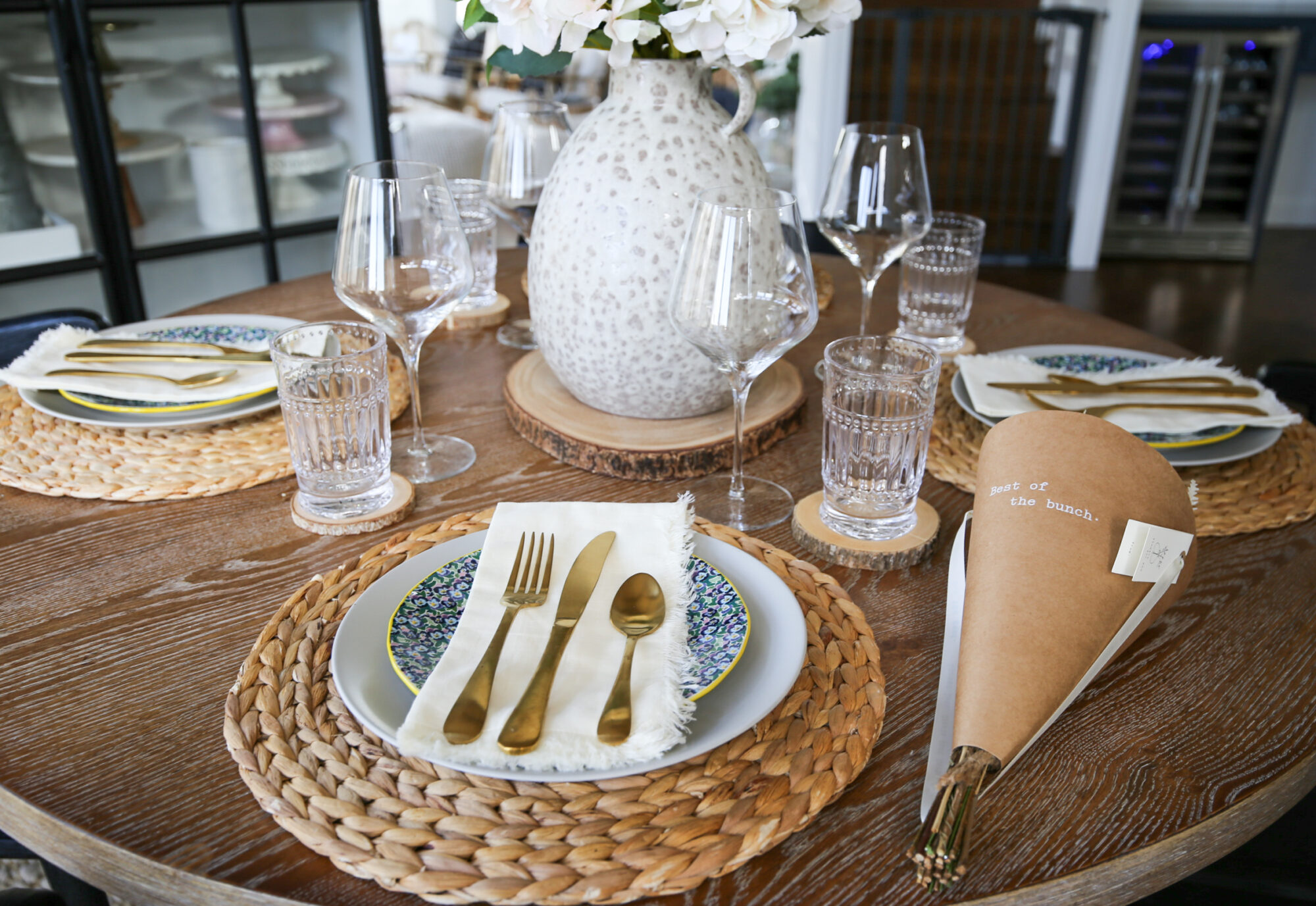 spring tablescape