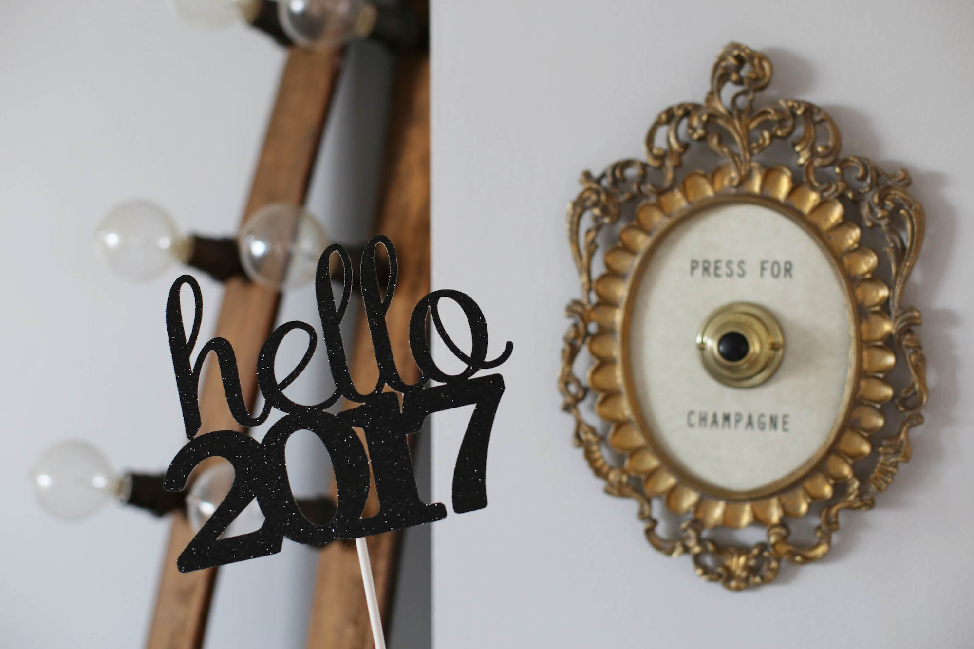 nye bar cart styled by kasey 