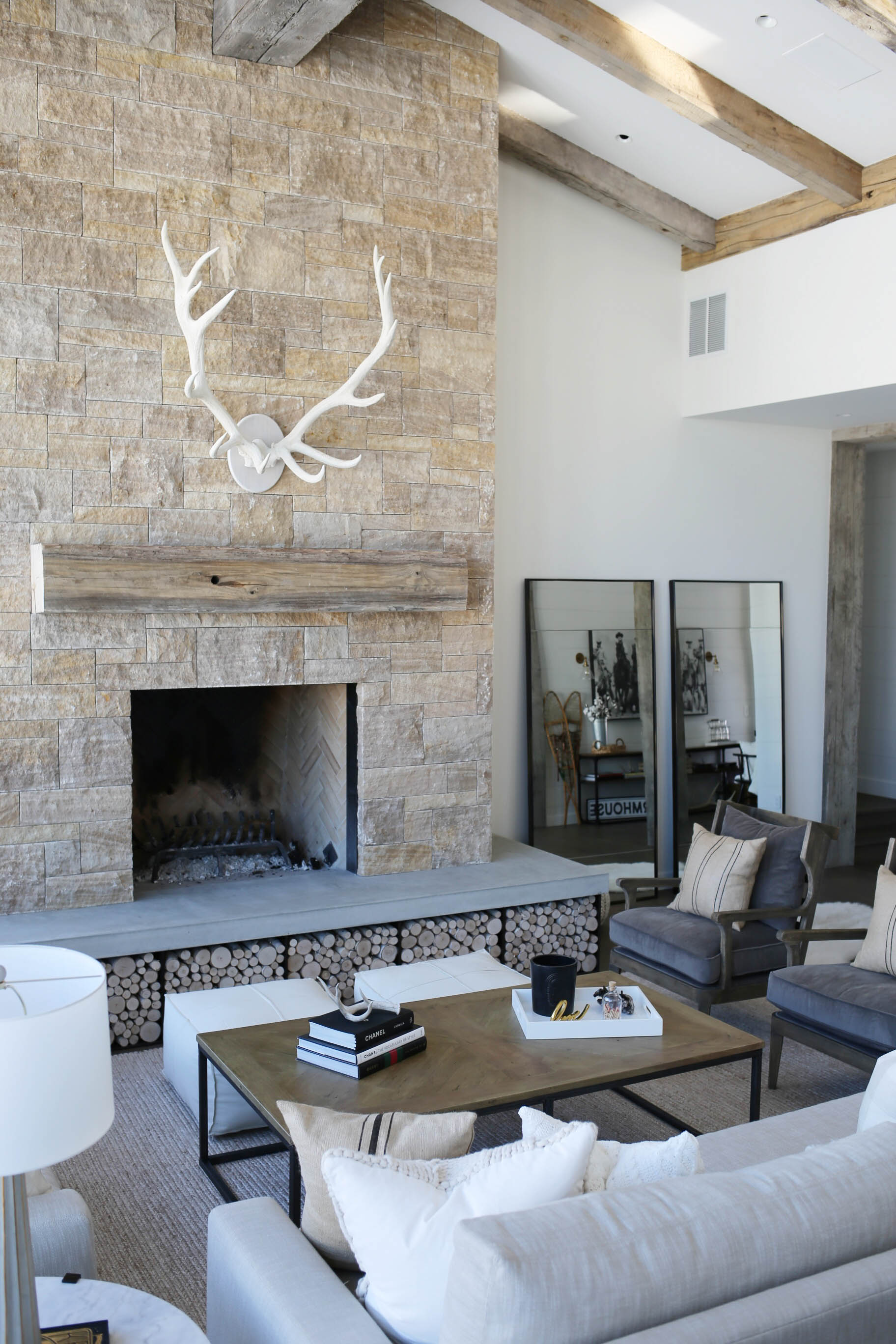 modern farmhouse living room