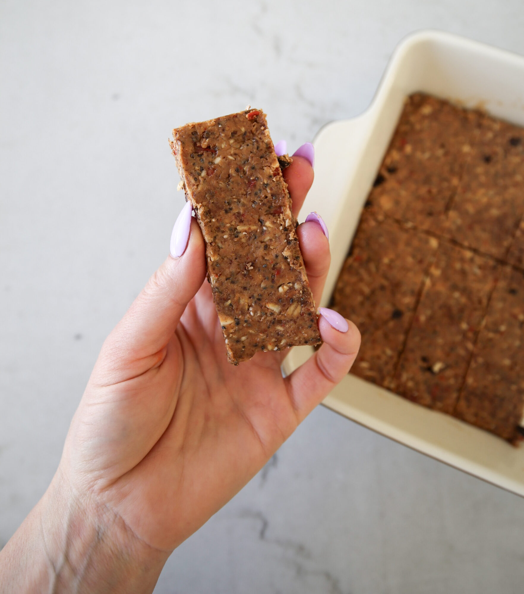 cashew butter protein bars