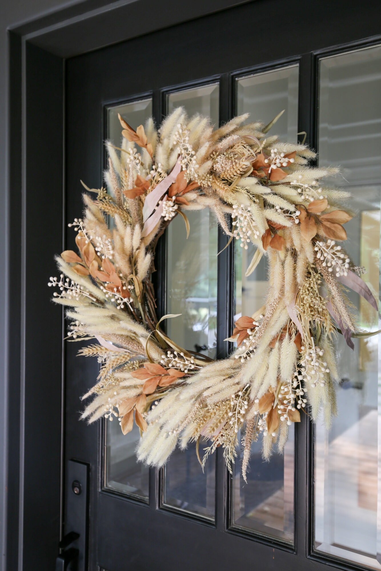 country fall front door