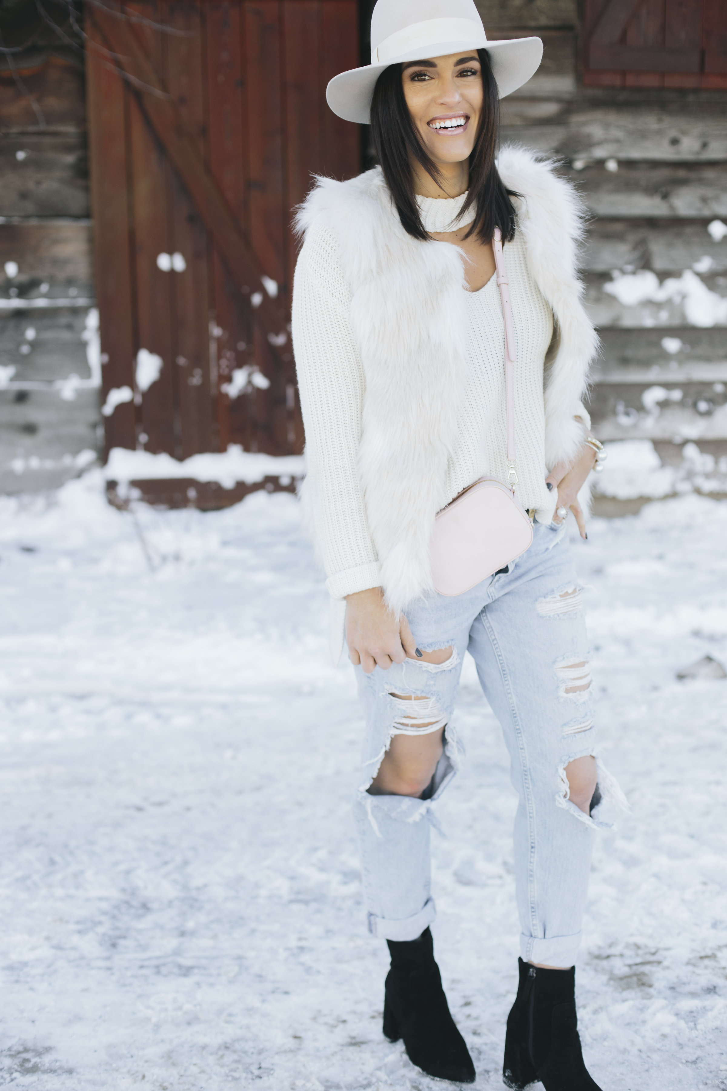 winter white styled by kasey