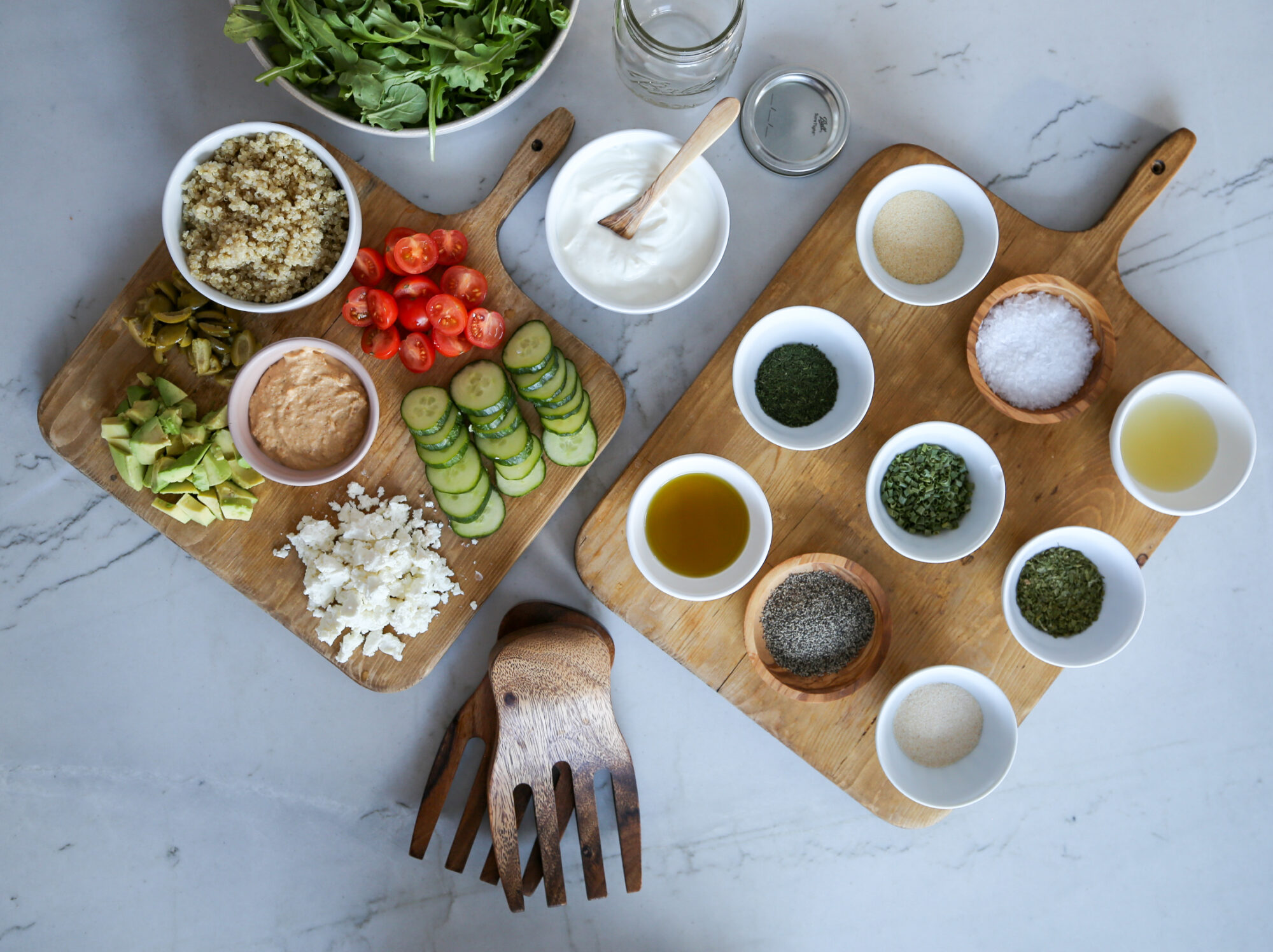 mediterranean chicken bowls