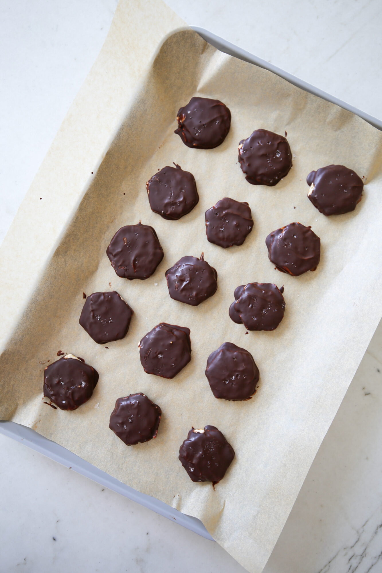 mini PB & chocolate thins