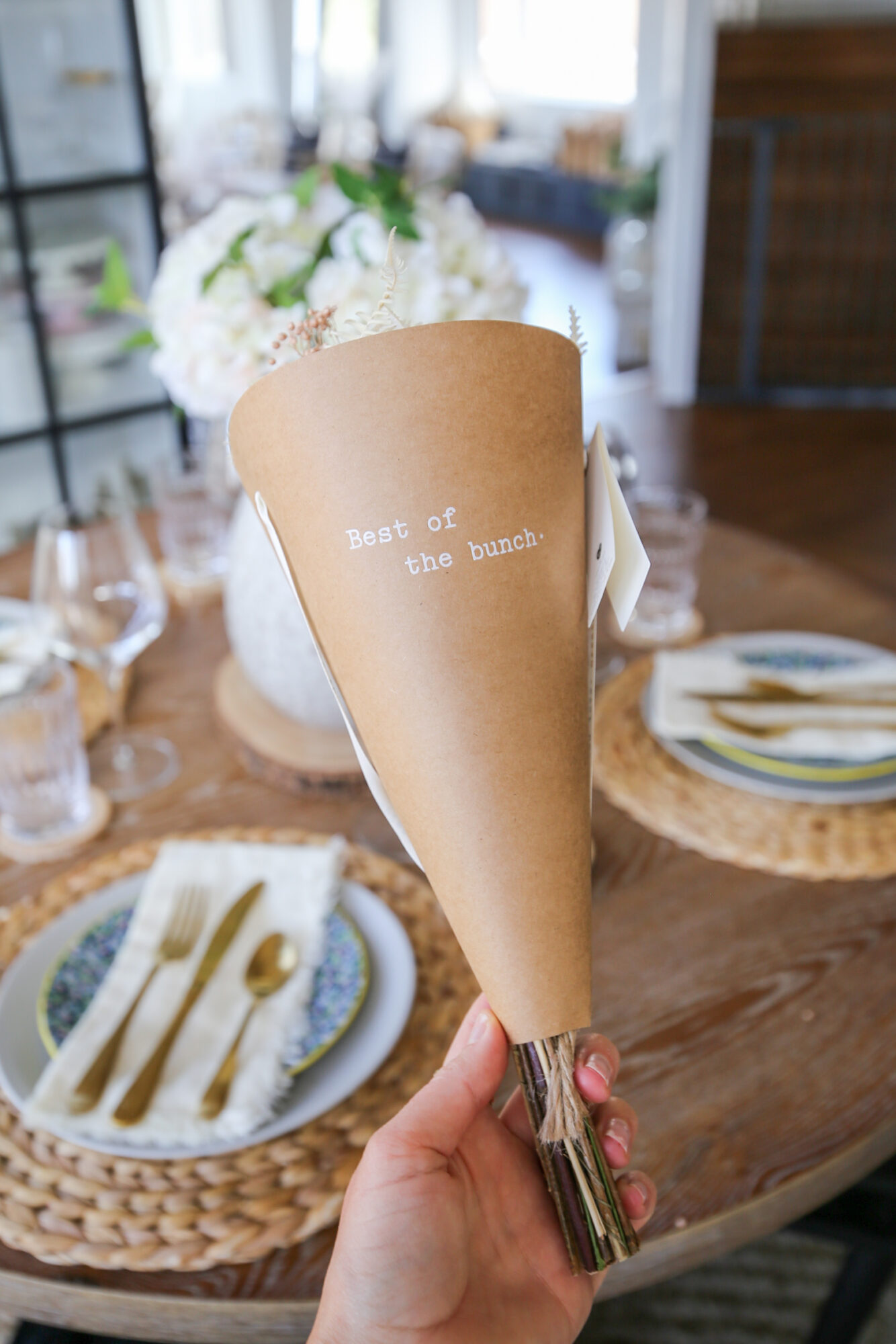 spring tablescape