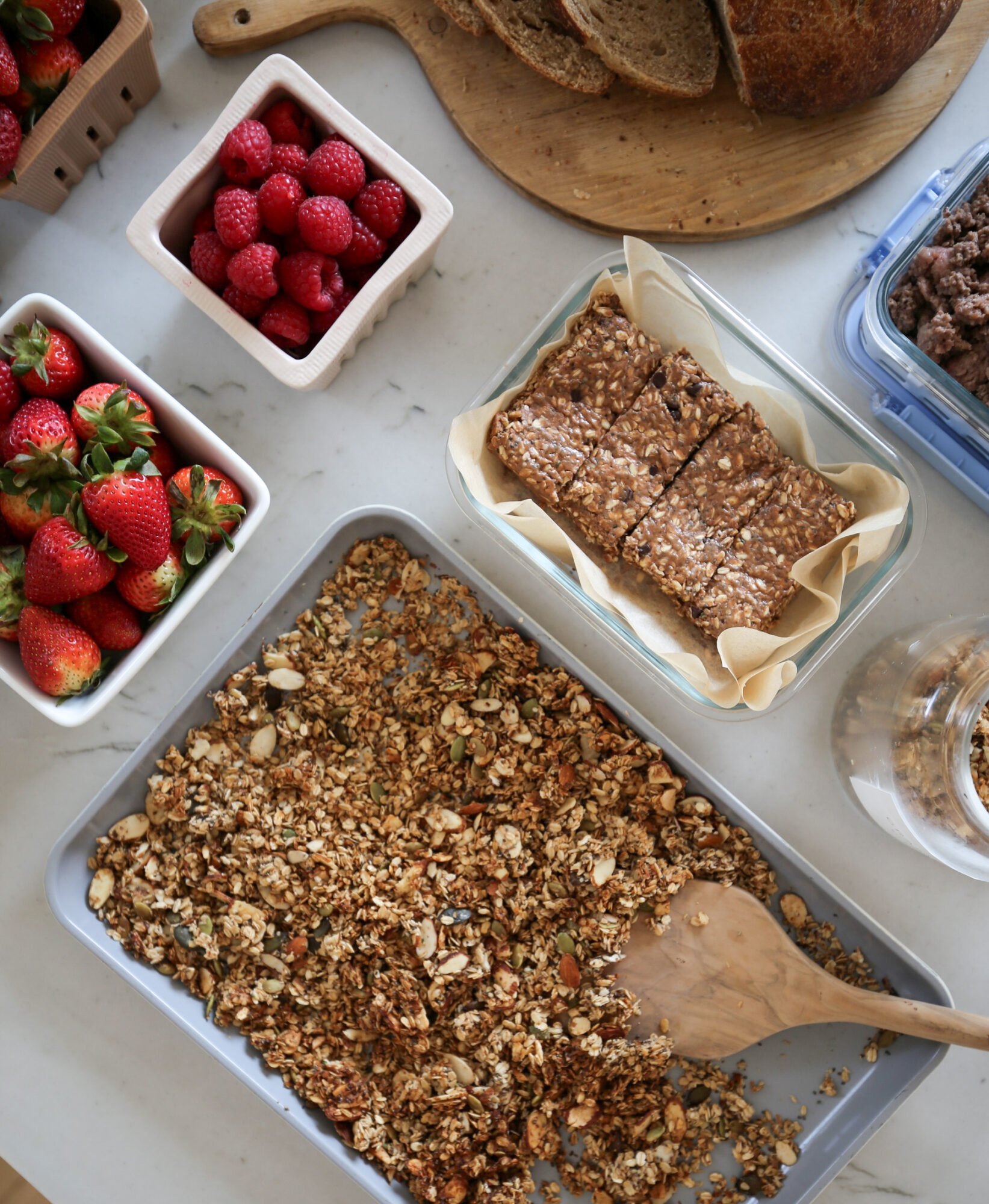 weekly food prep details