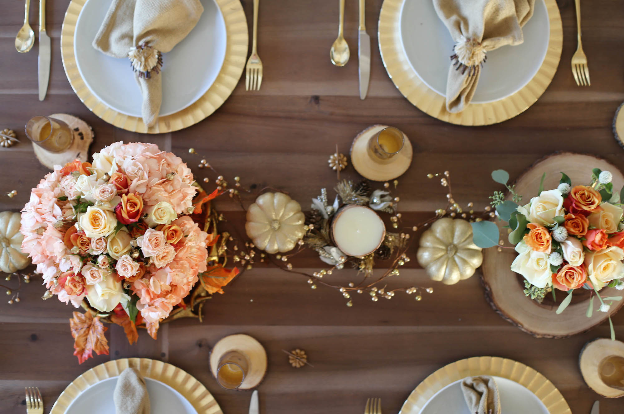 thanksgiving tablescape styled by kasey 